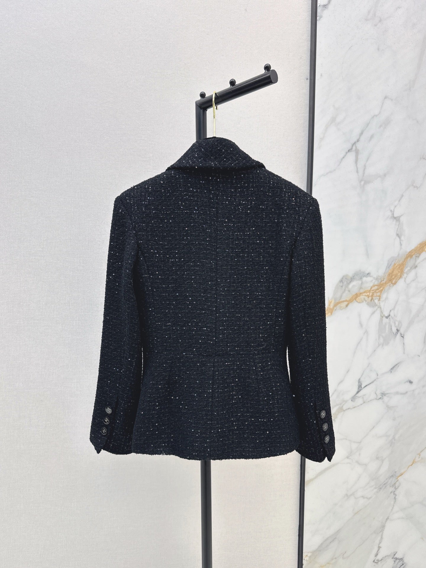 Chan 25ss rhinestone blazer