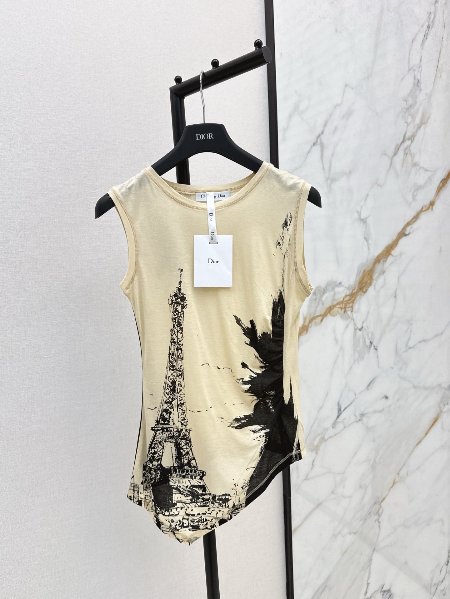 Dio 25ss printed sleeveless