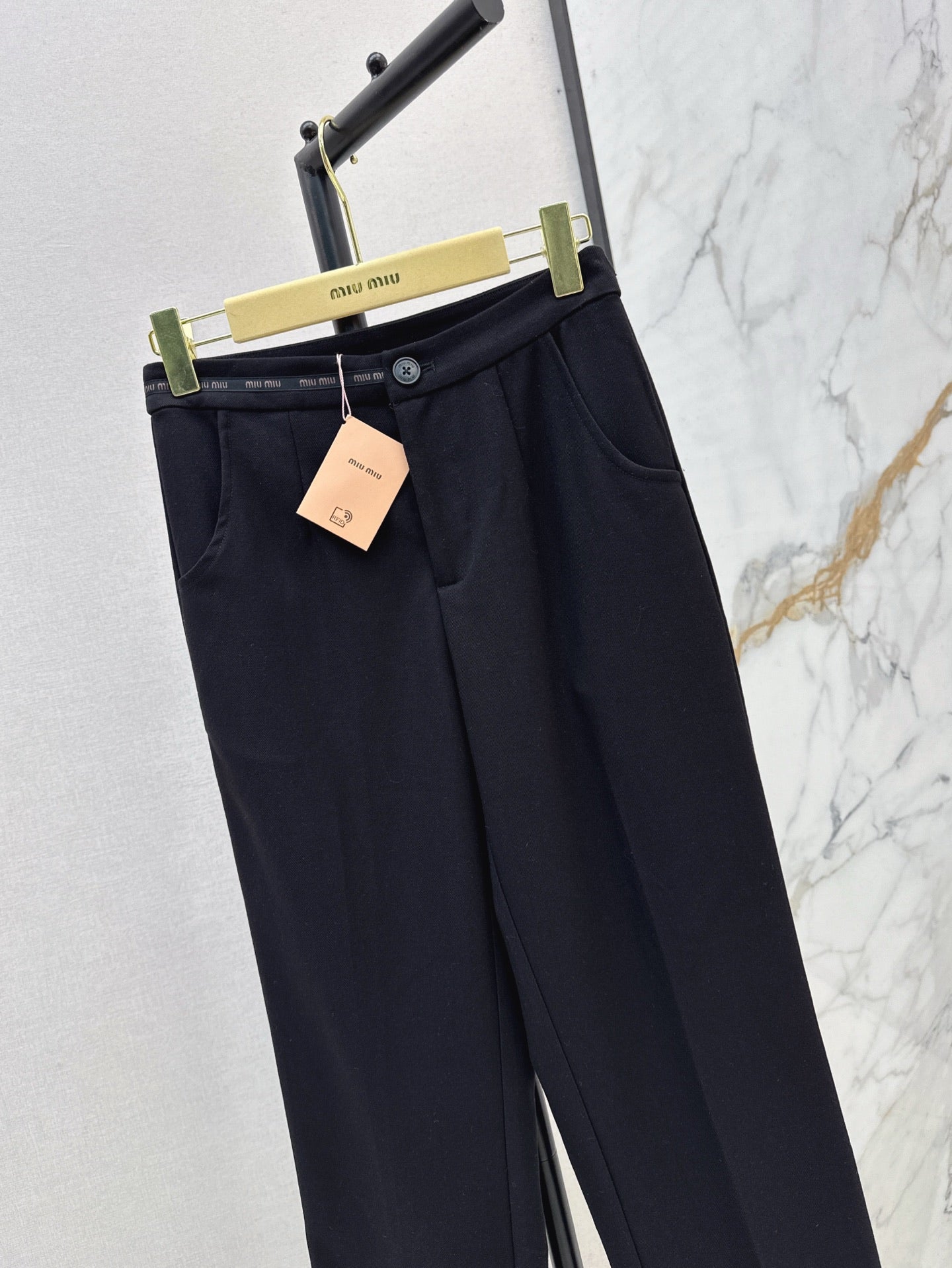 Miu 25ss webbing pants