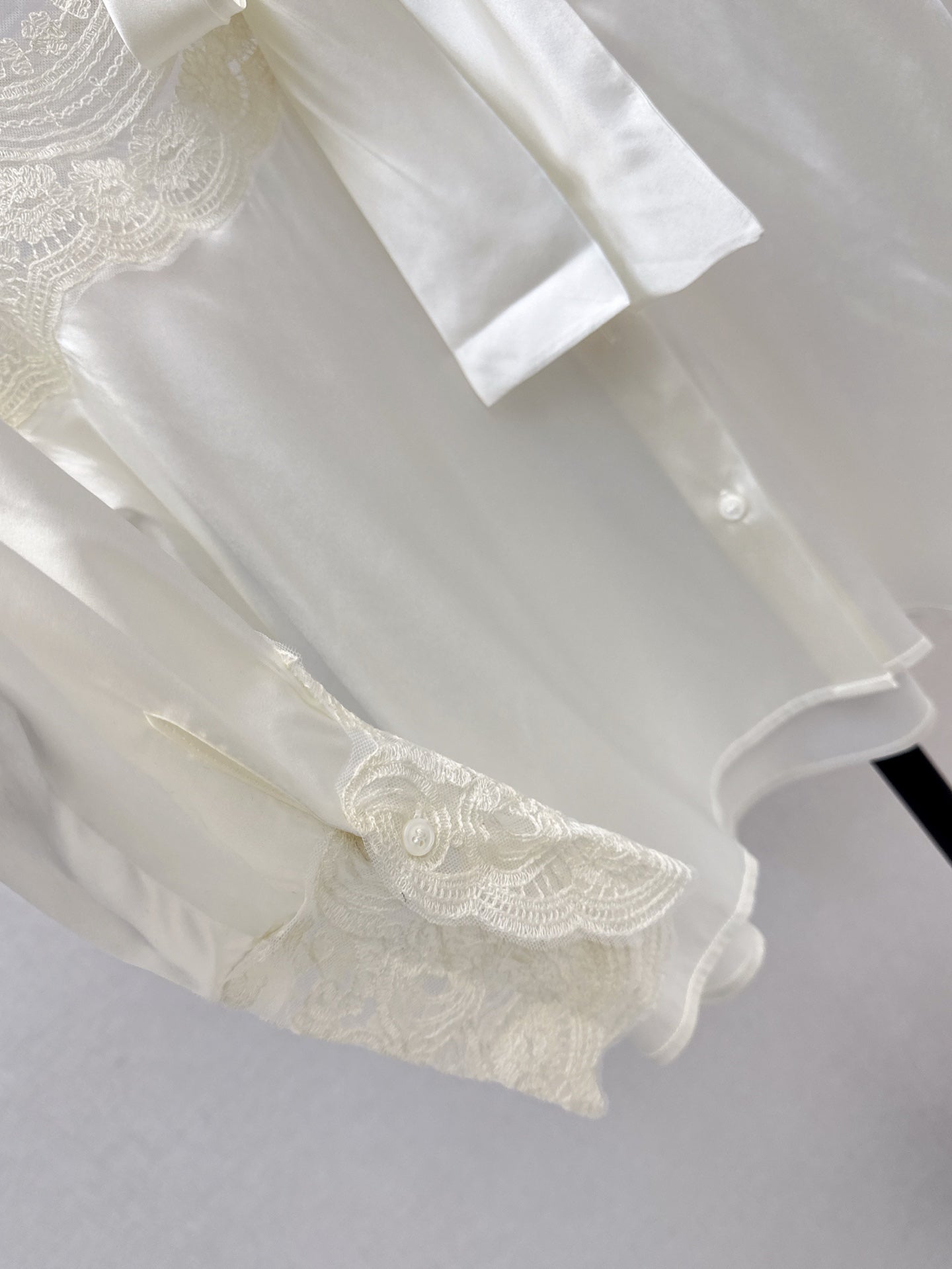 ER 25SS lace Silk shirt