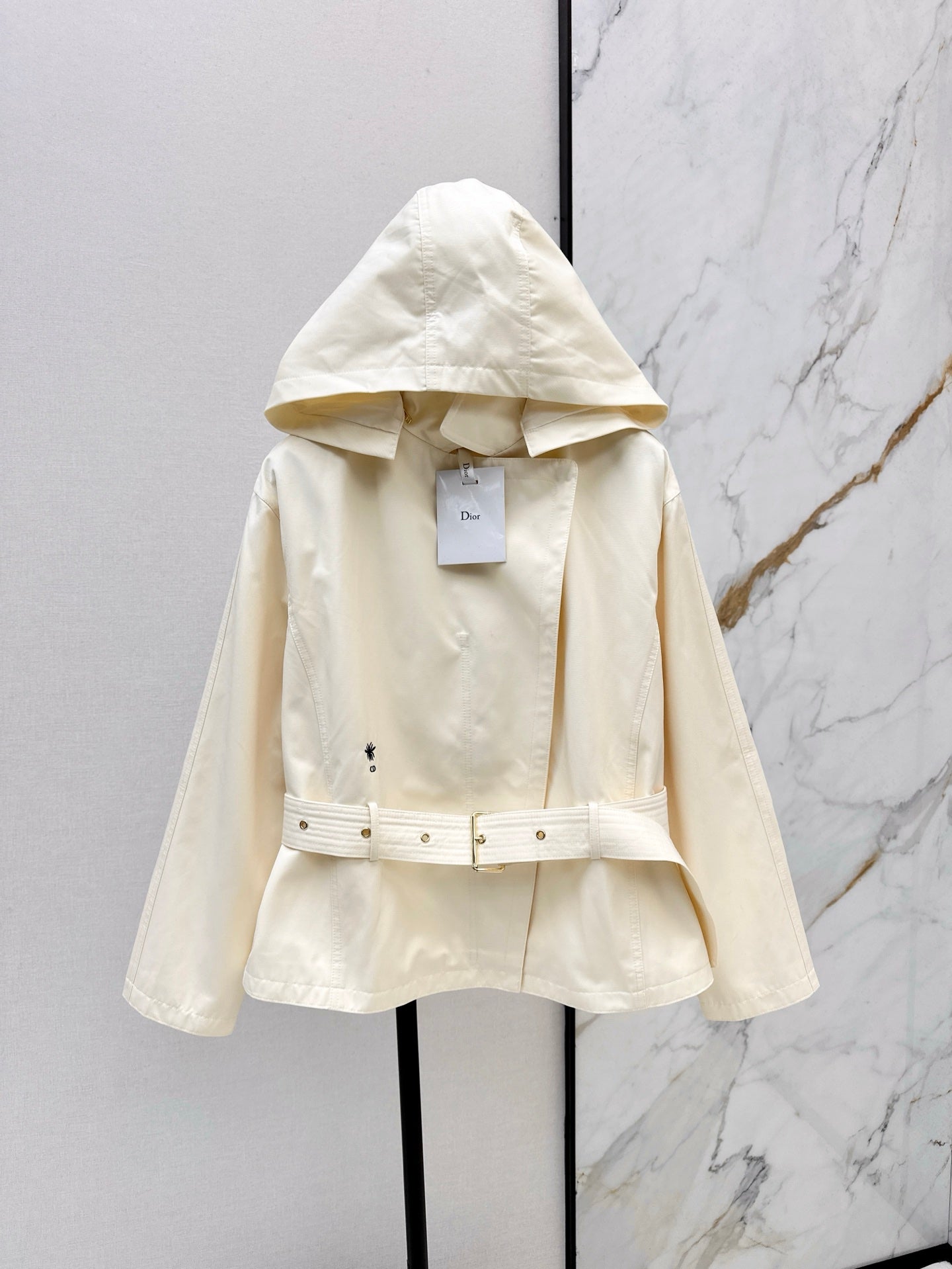 Dio 25ss hooded trench coat