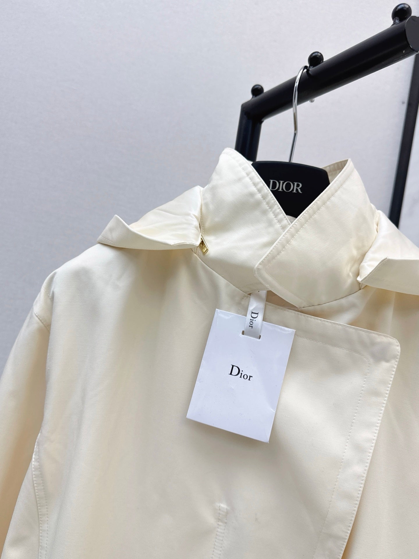 Dio 25ss hooded trench coat