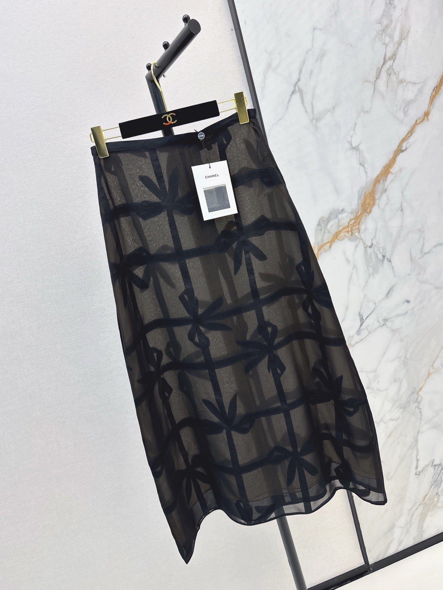 CHAN 25SS Silk skirt