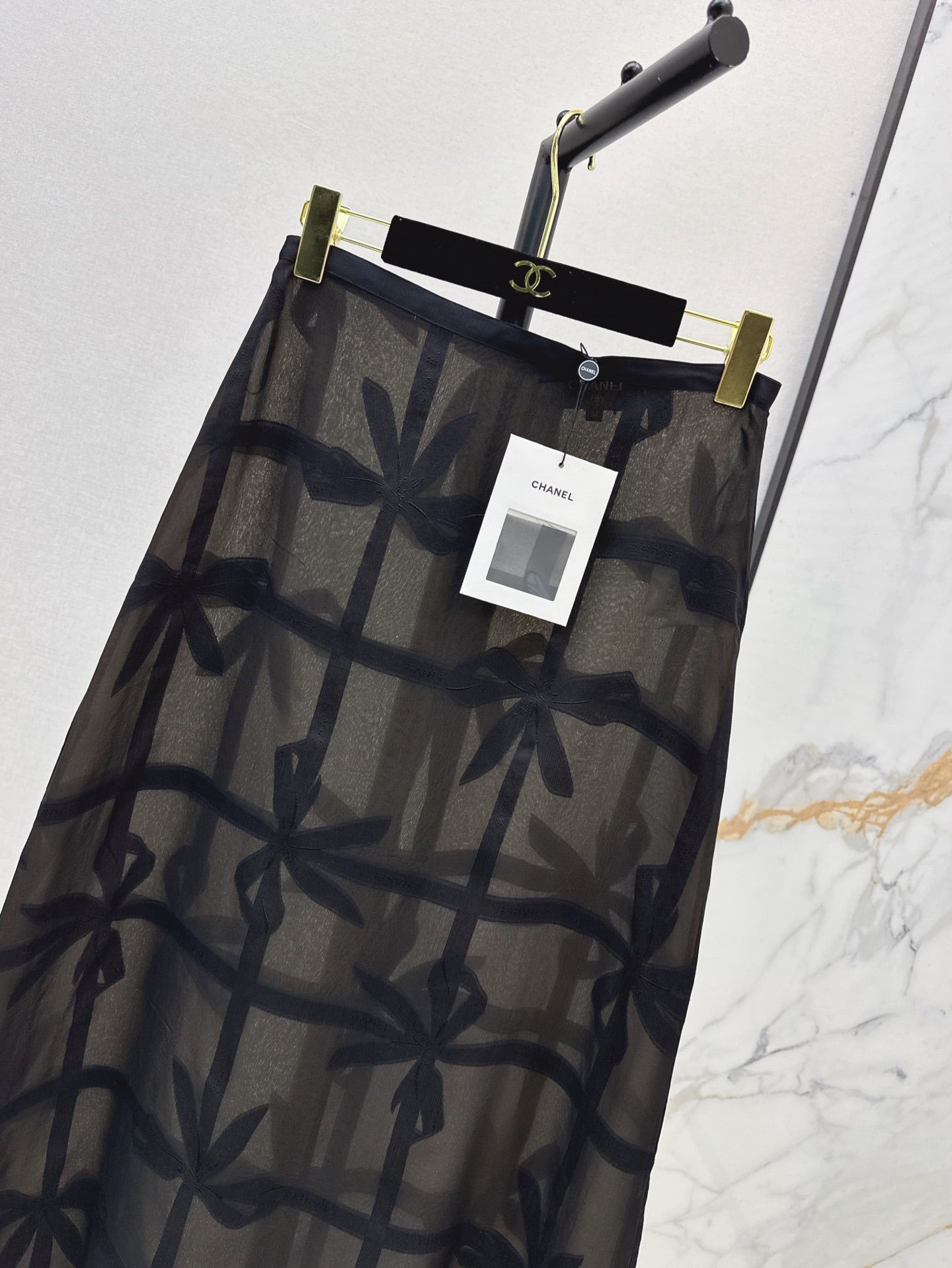 CHAN 25SS Silk skirt