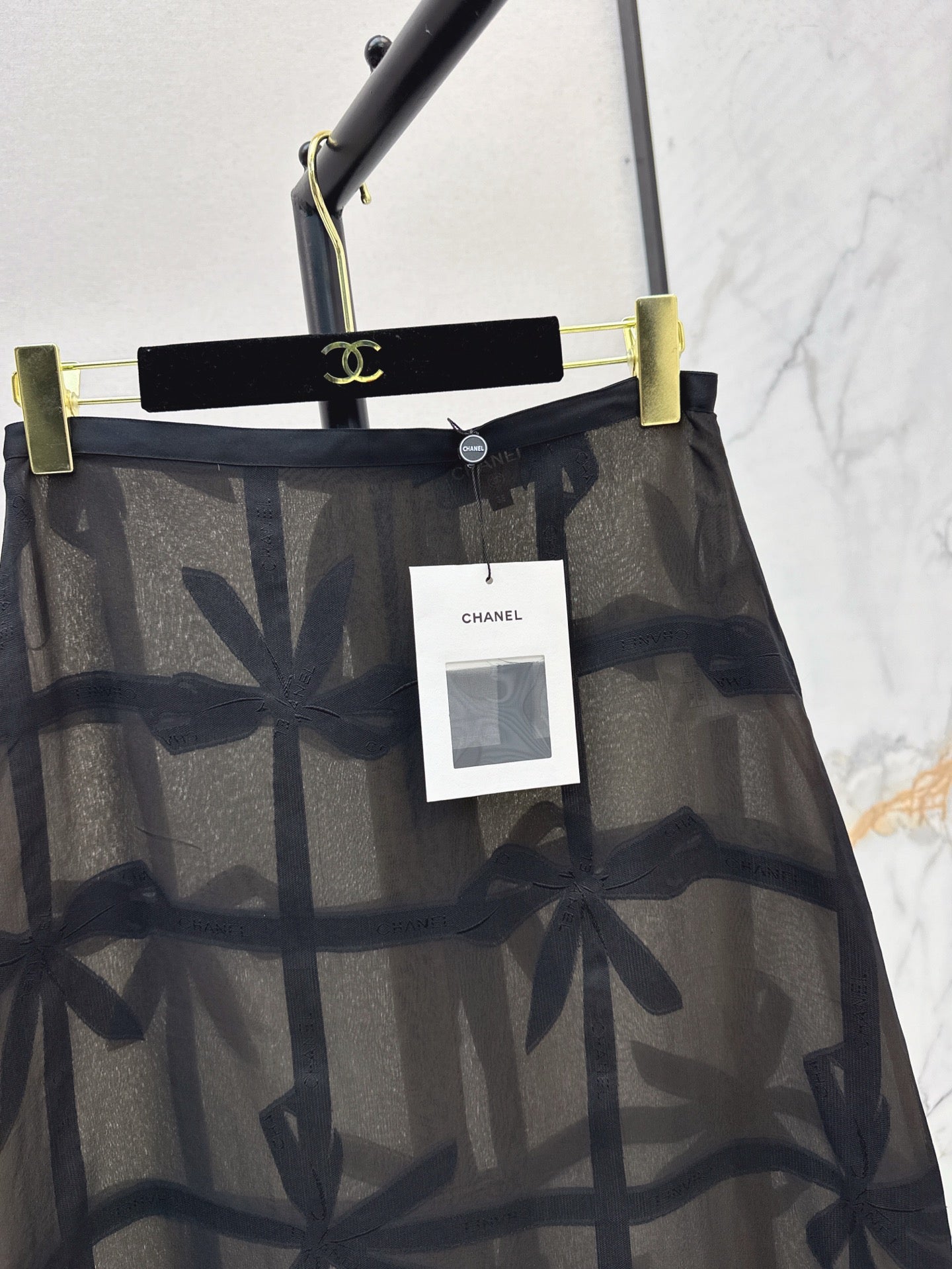 CHAN 25SS Silk skirt