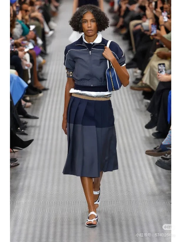 Miu 25ss crop jacket skirt suit