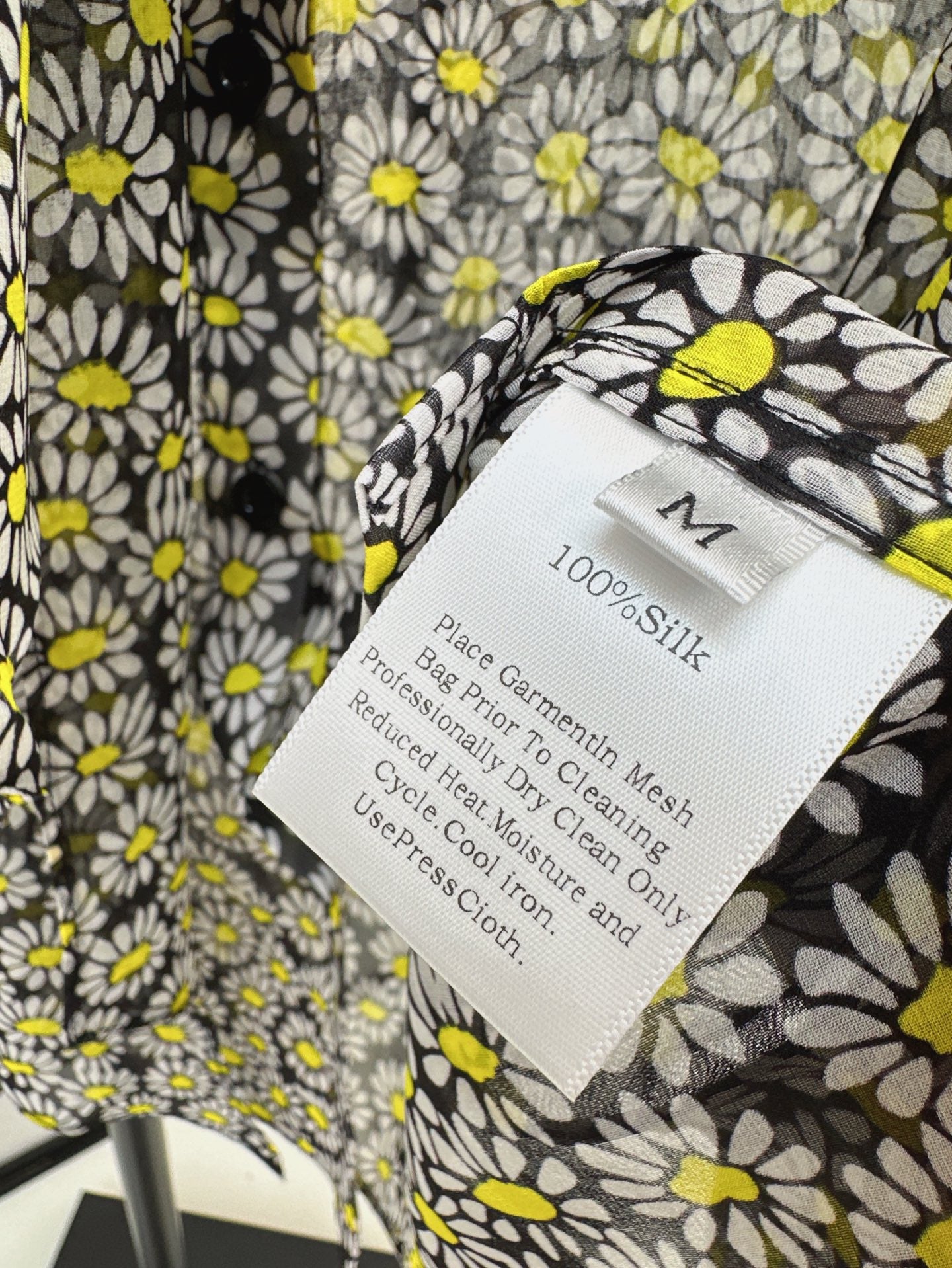 guc 25ss Silk printed shirt