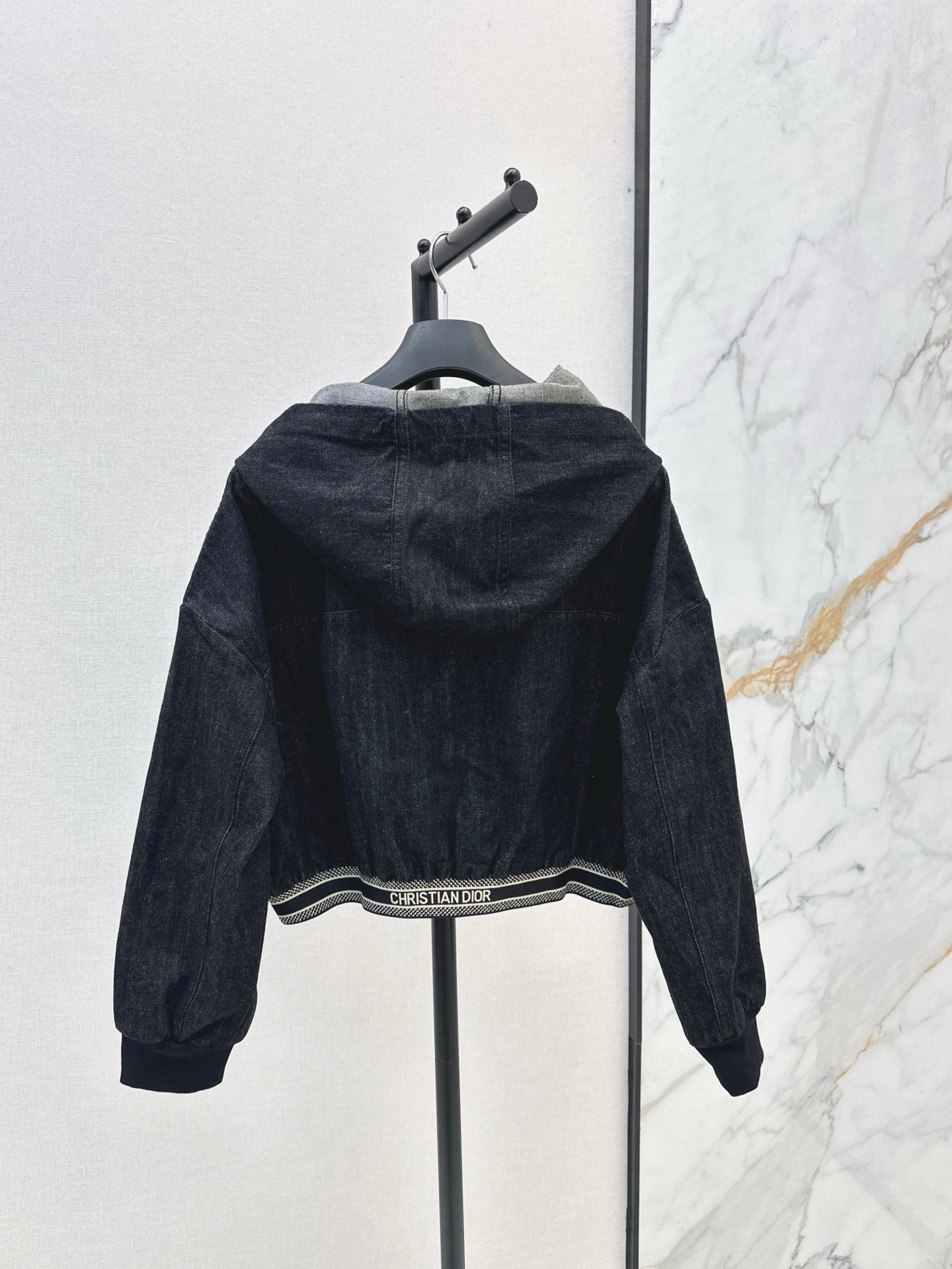 Dio 25ss hooded denim jacket