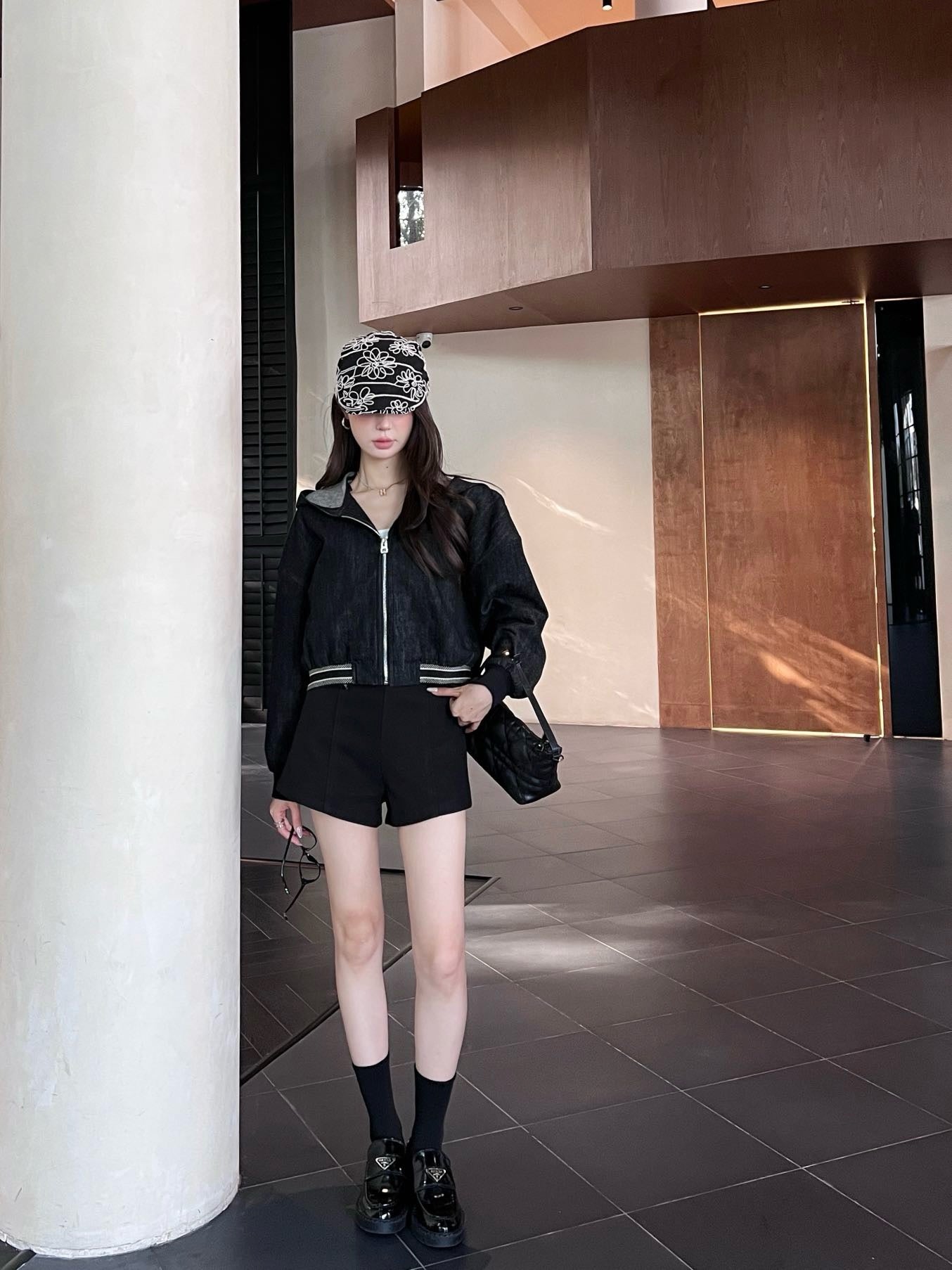 Dio 25ss hooded denim jacket