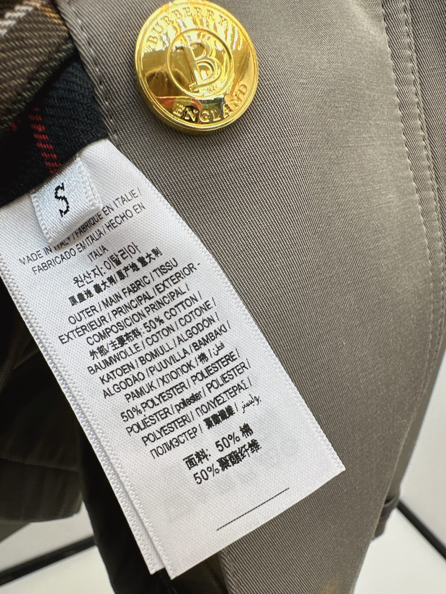 BURBER 25SS corduroy jacket