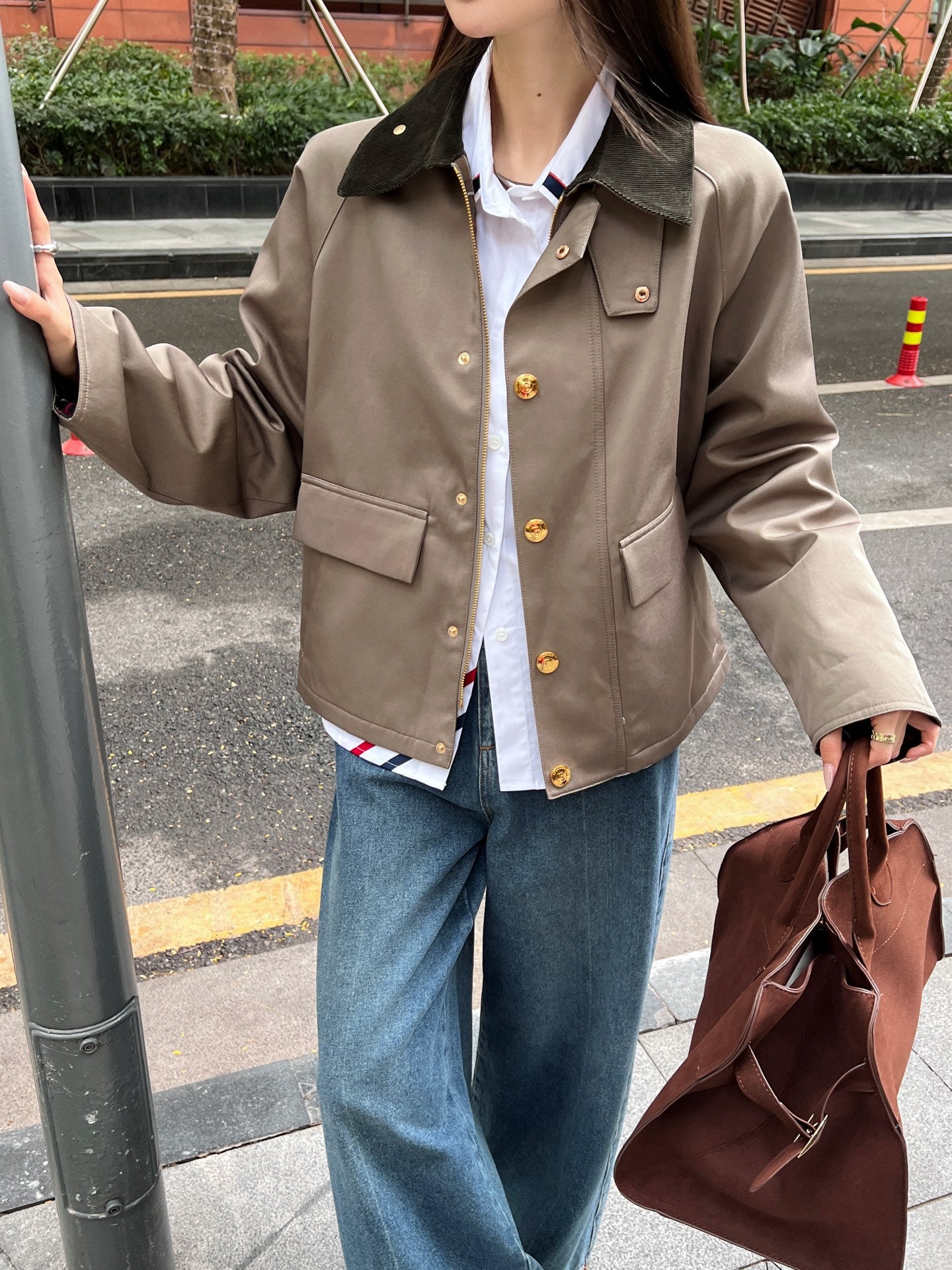 BURBER 25SS corduroy jacket