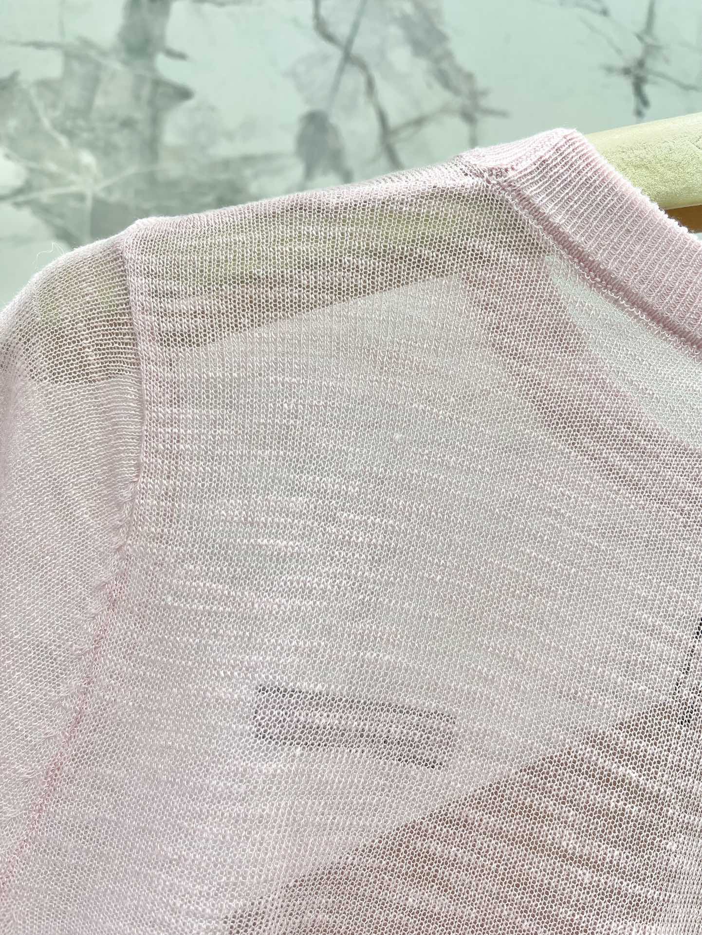 MIU 25SS KNITTED T-SHIRT