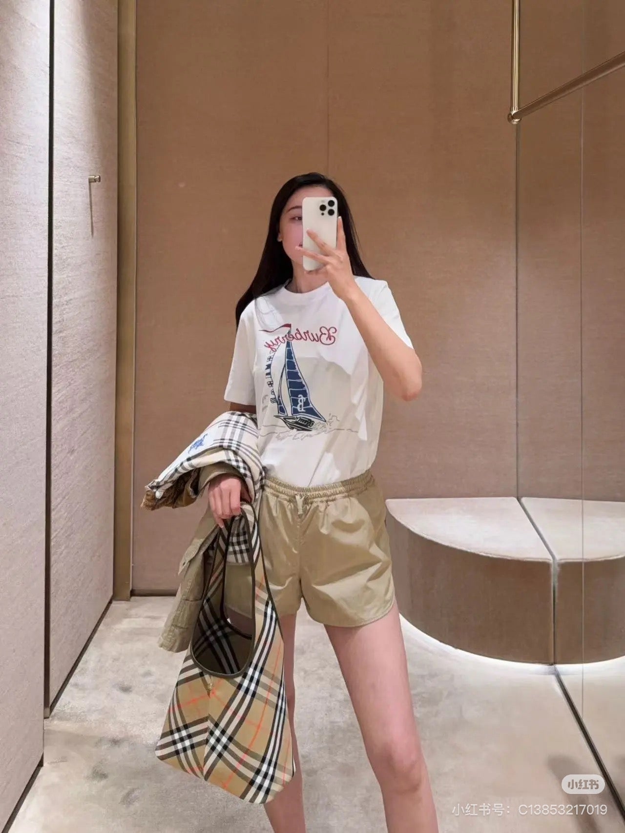 BURBER 25SS printed t-shirt