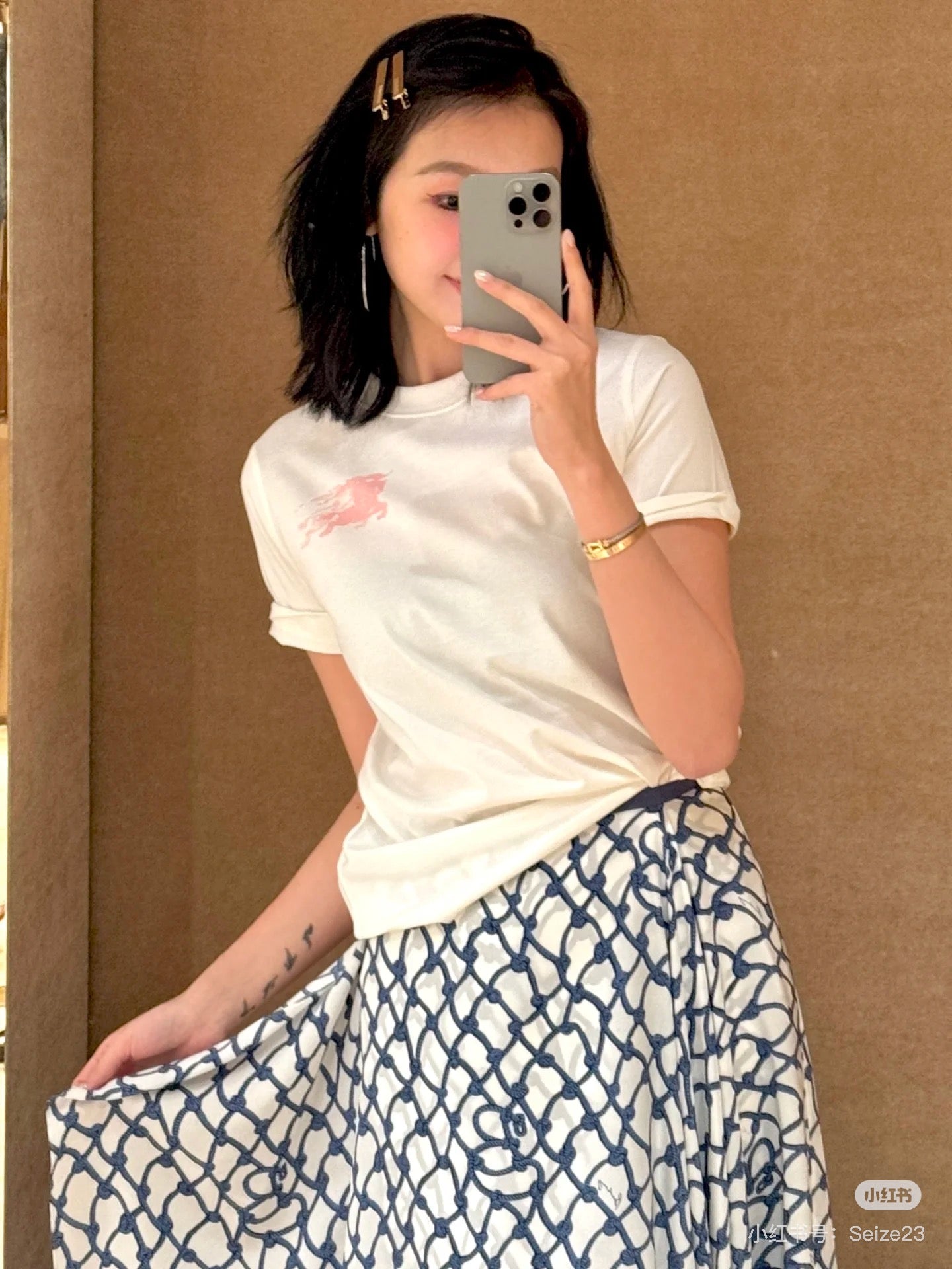BURBER 25SS printed t-shirt