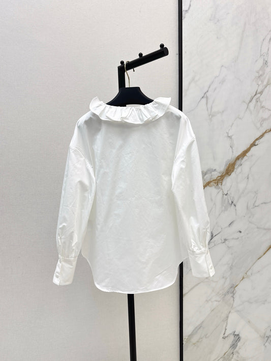 Val 25ss ruffle shirt