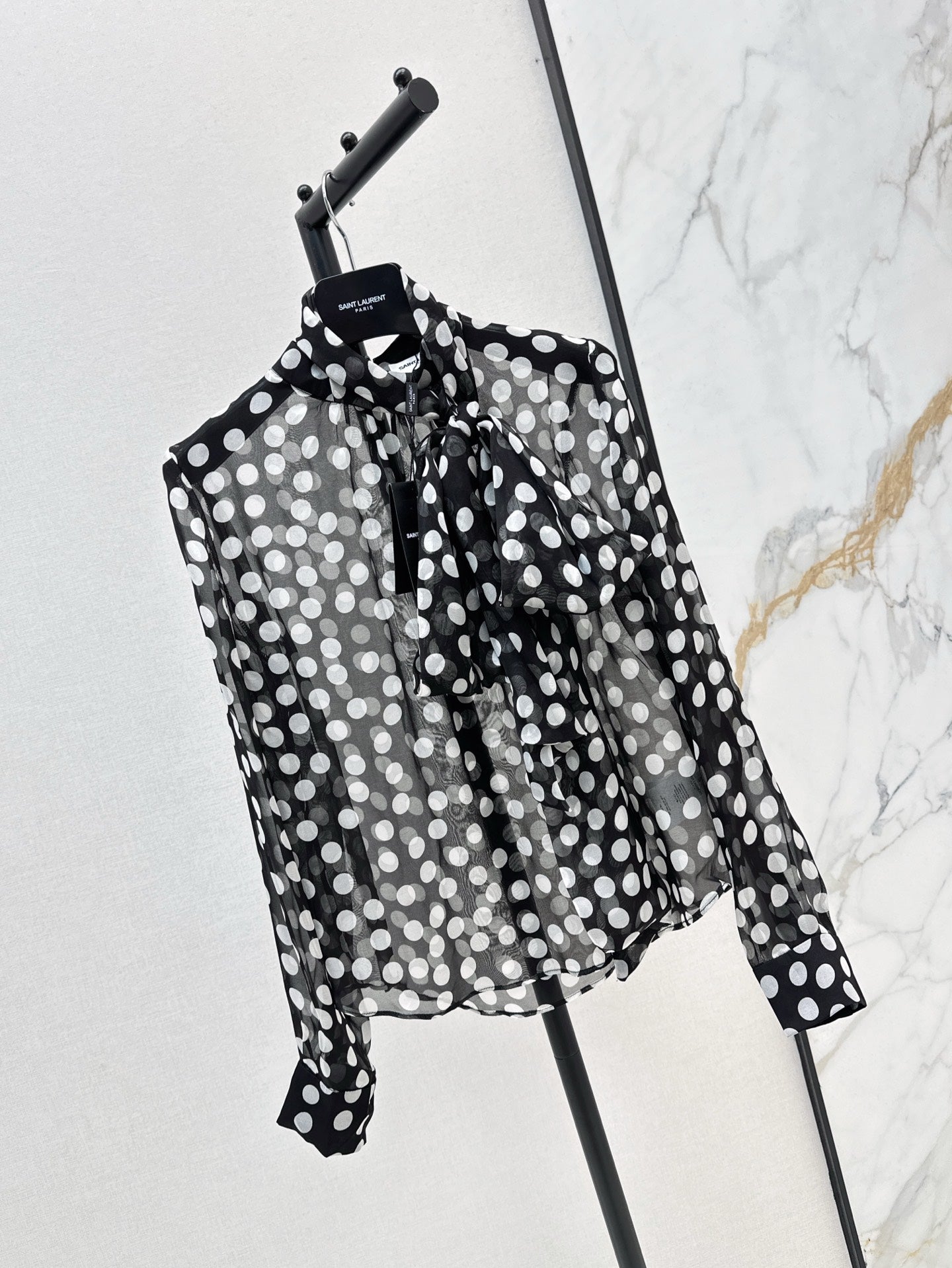 Saint lau 25ss Silk shirt