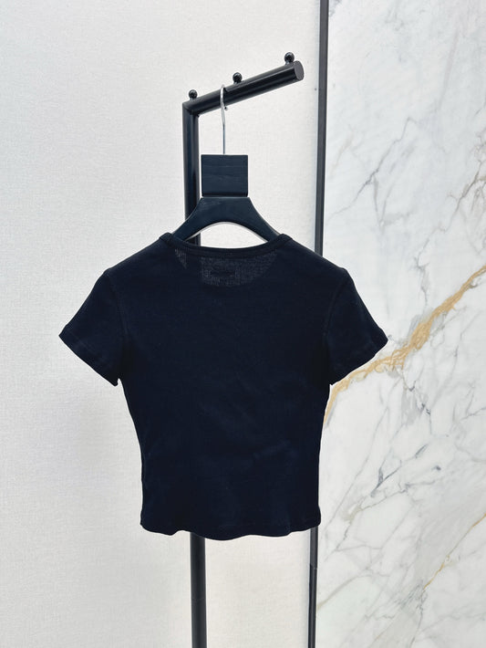 Ale 25ss rhinestone t-shirt