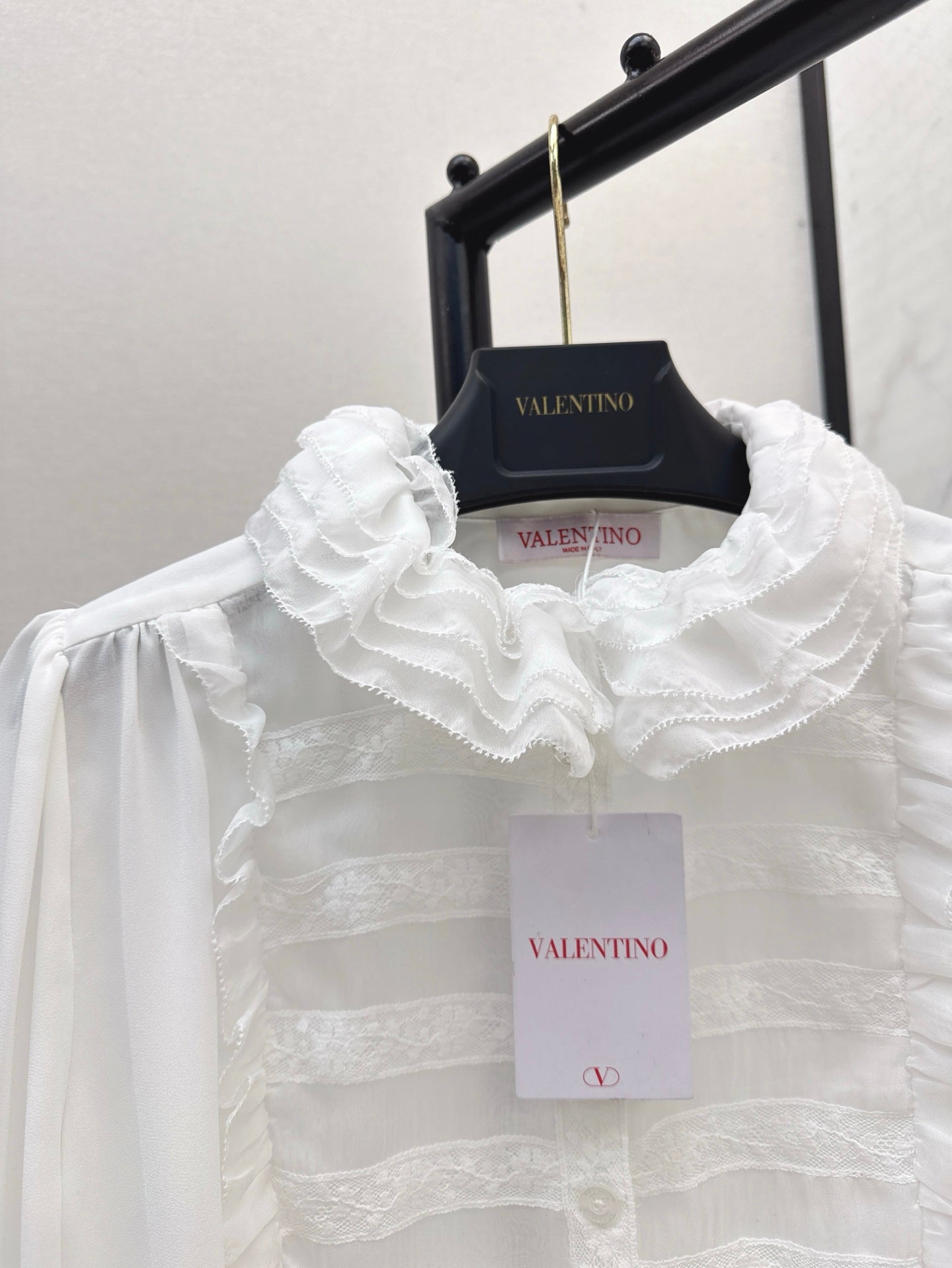 Valenti 25ss ruffle shirt