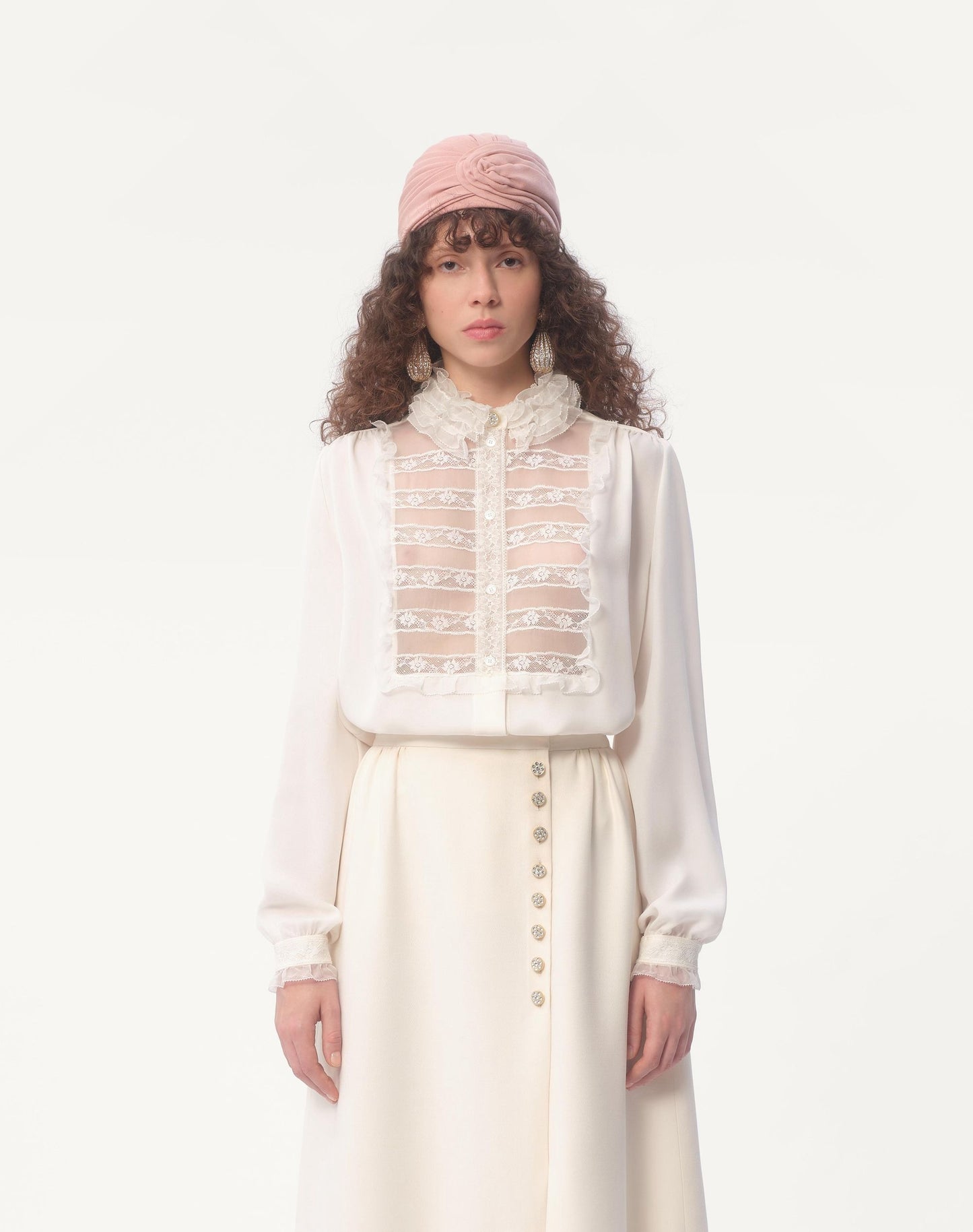 Valenti 25ss ruffle shirt