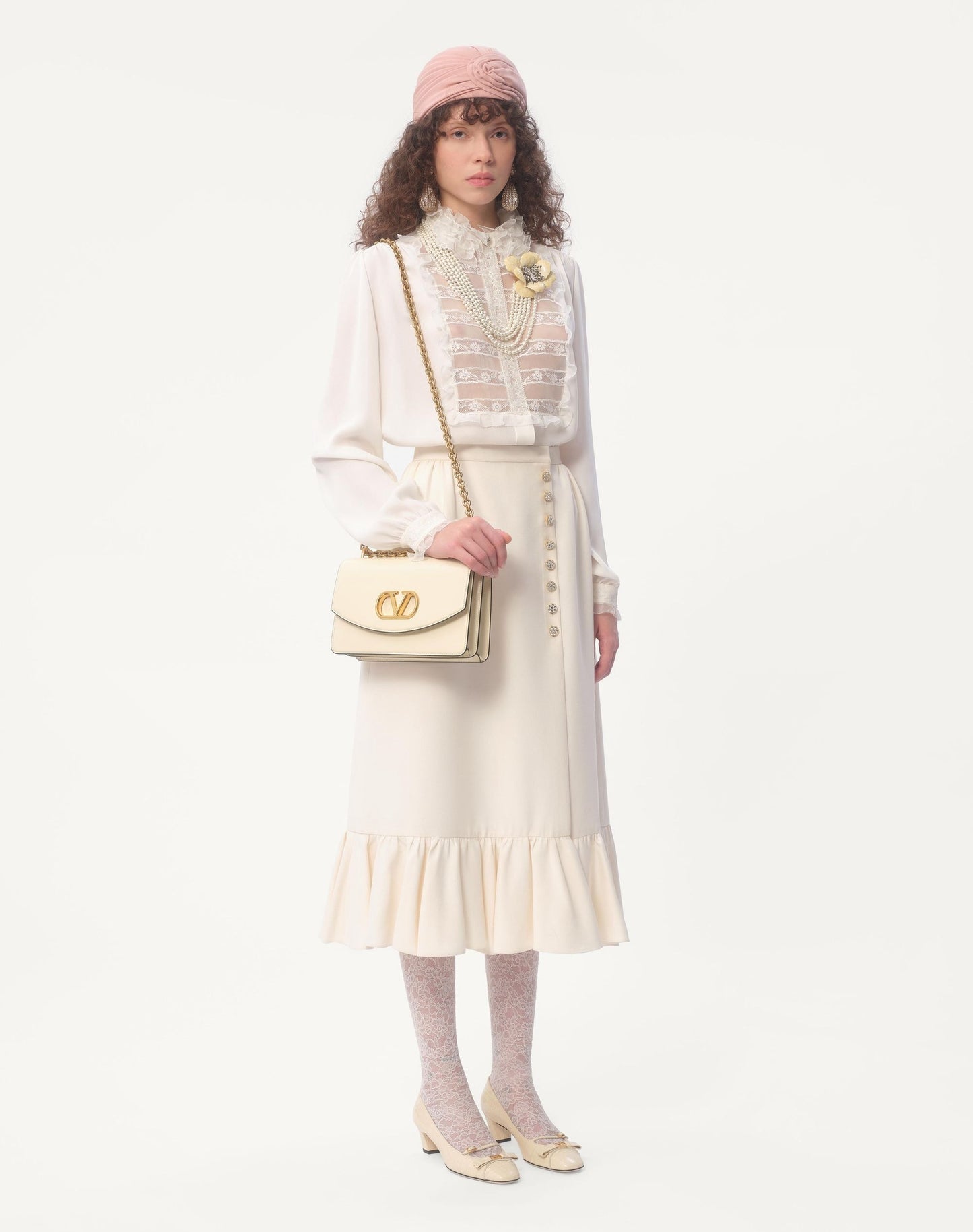 Valenti 25ss ruffle shirt