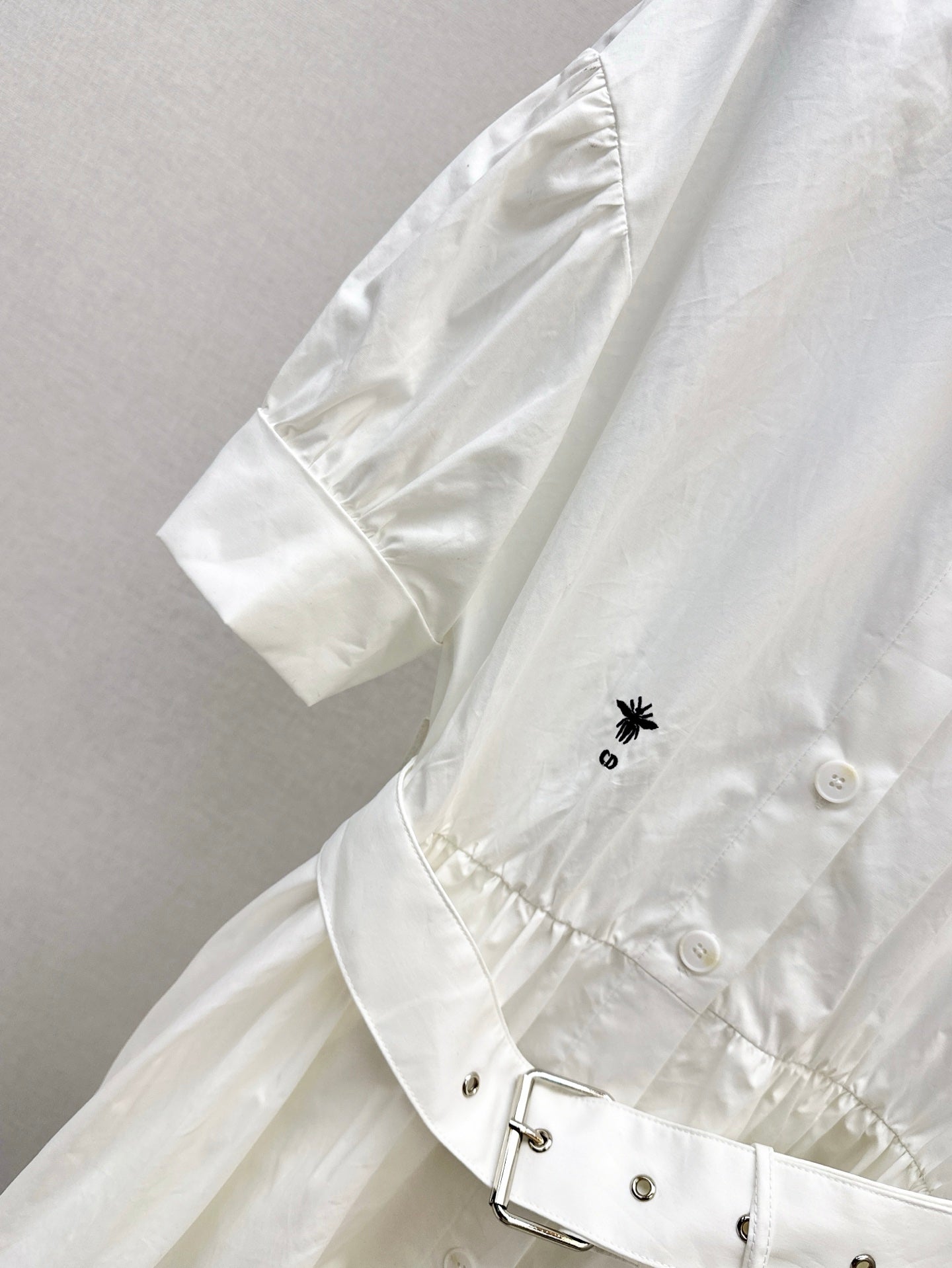 D 25ss beaded shirt dress
