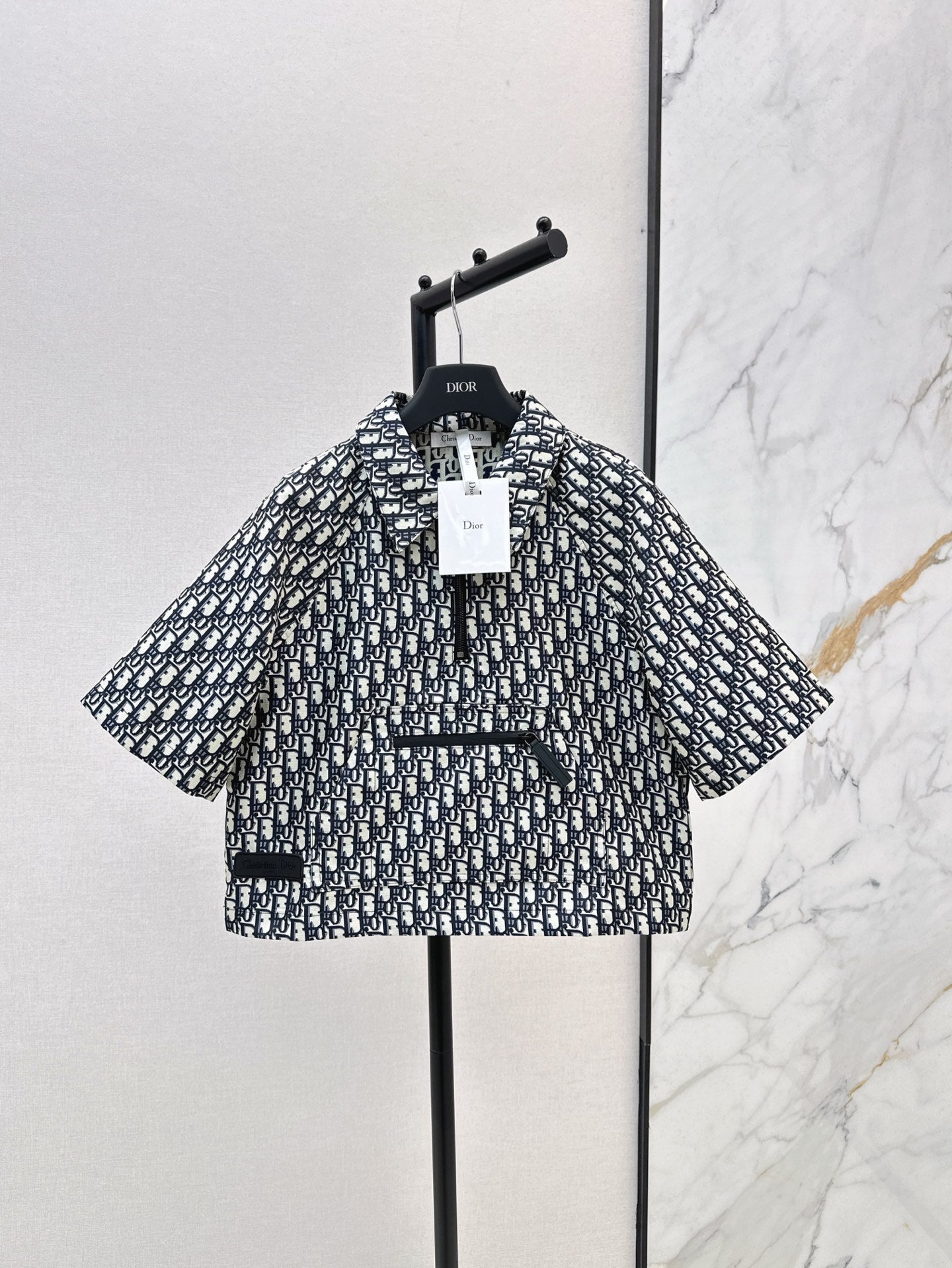 Dio 25ss jacquard smock shirt