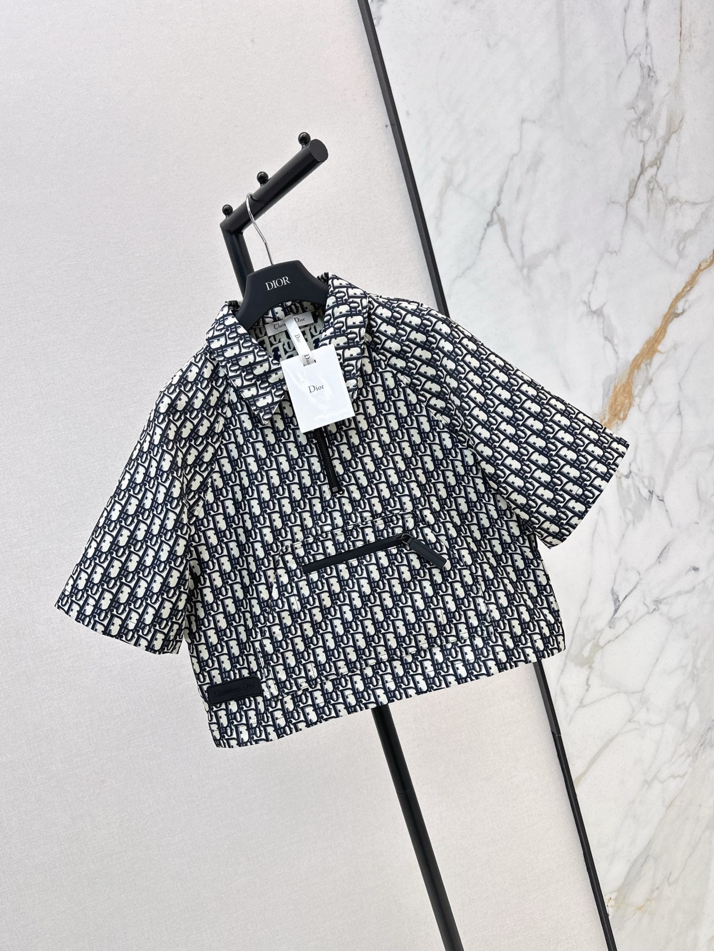 Dio 25ss jacquard smock shirt