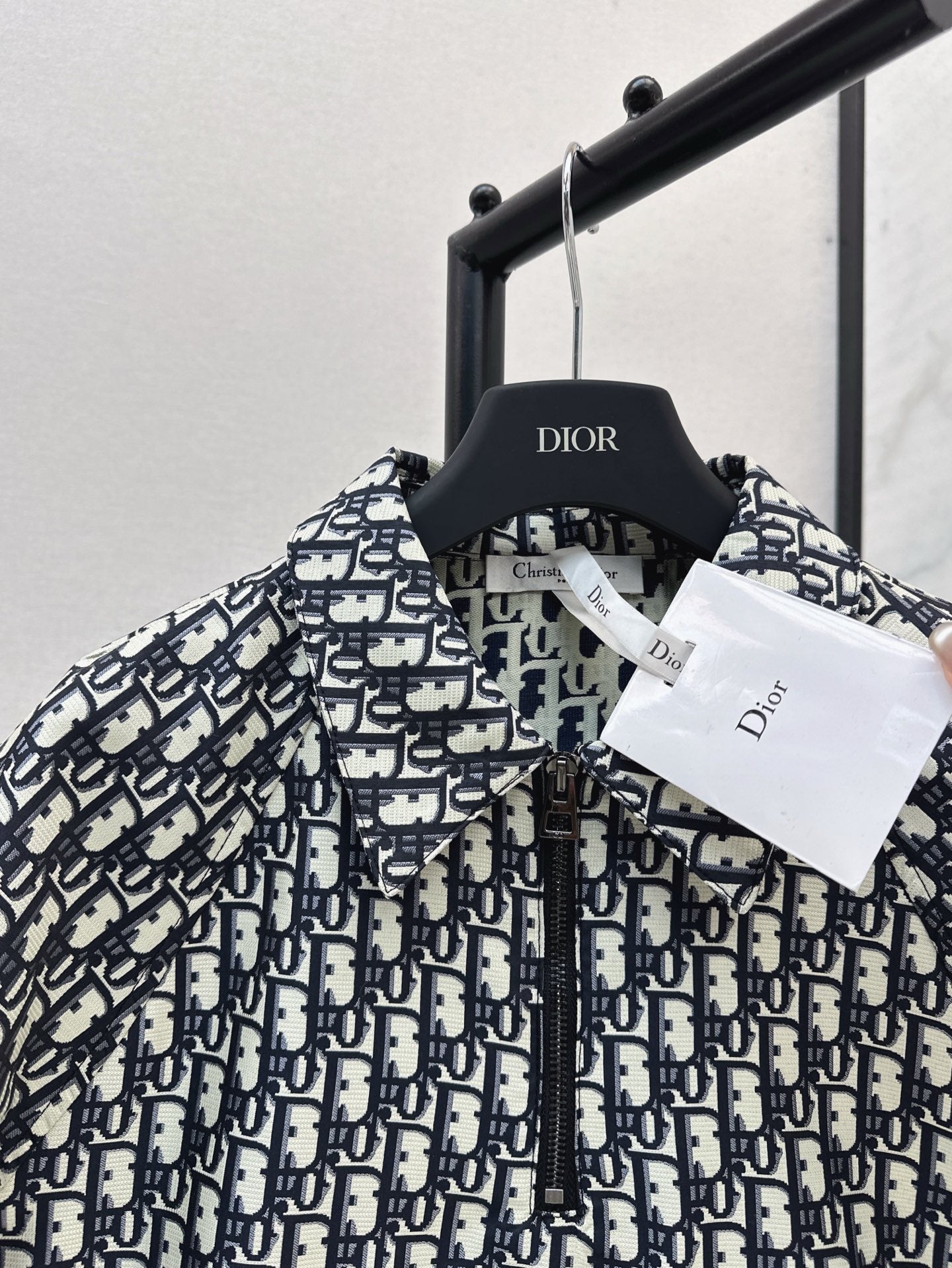 Dio 25ss jacquard smock shirt