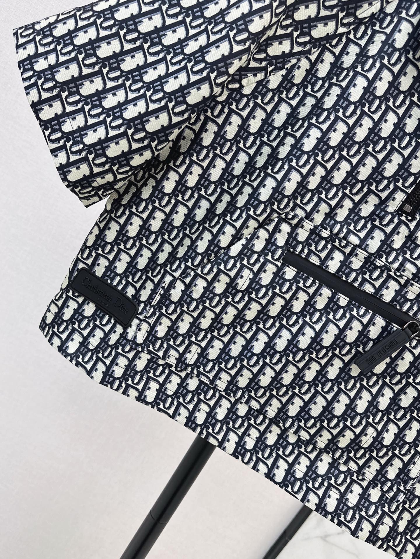 Dio 25ss jacquard smock shirt