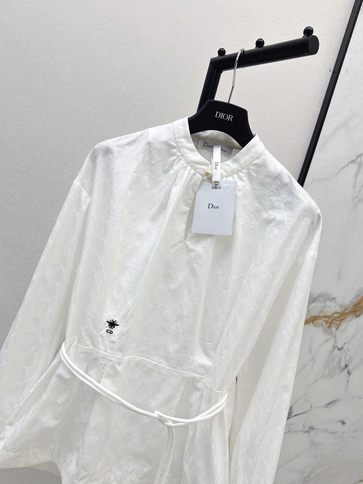 Dio 25ss drawstring shirt