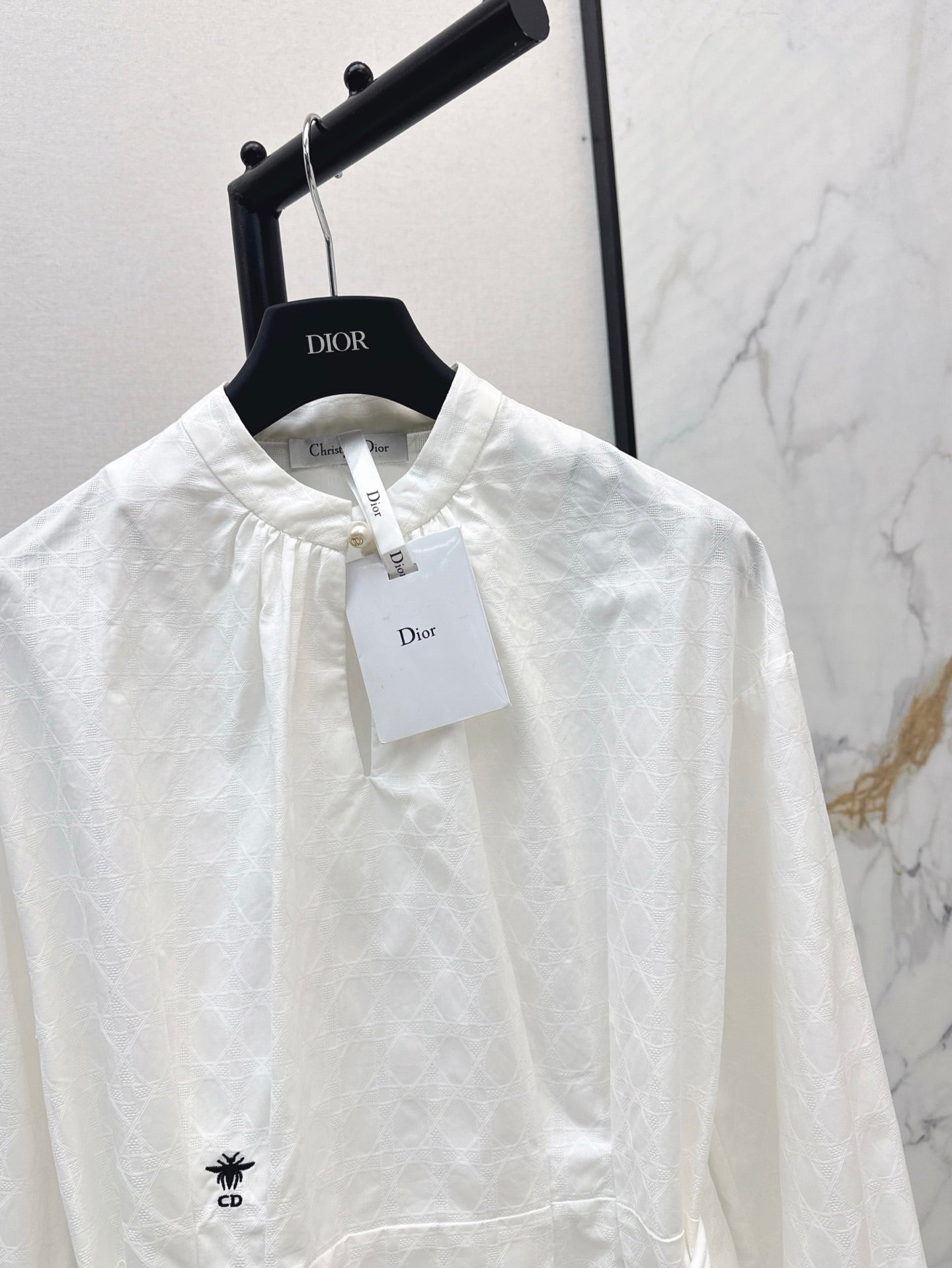 Dio 25ss drawstring shirt