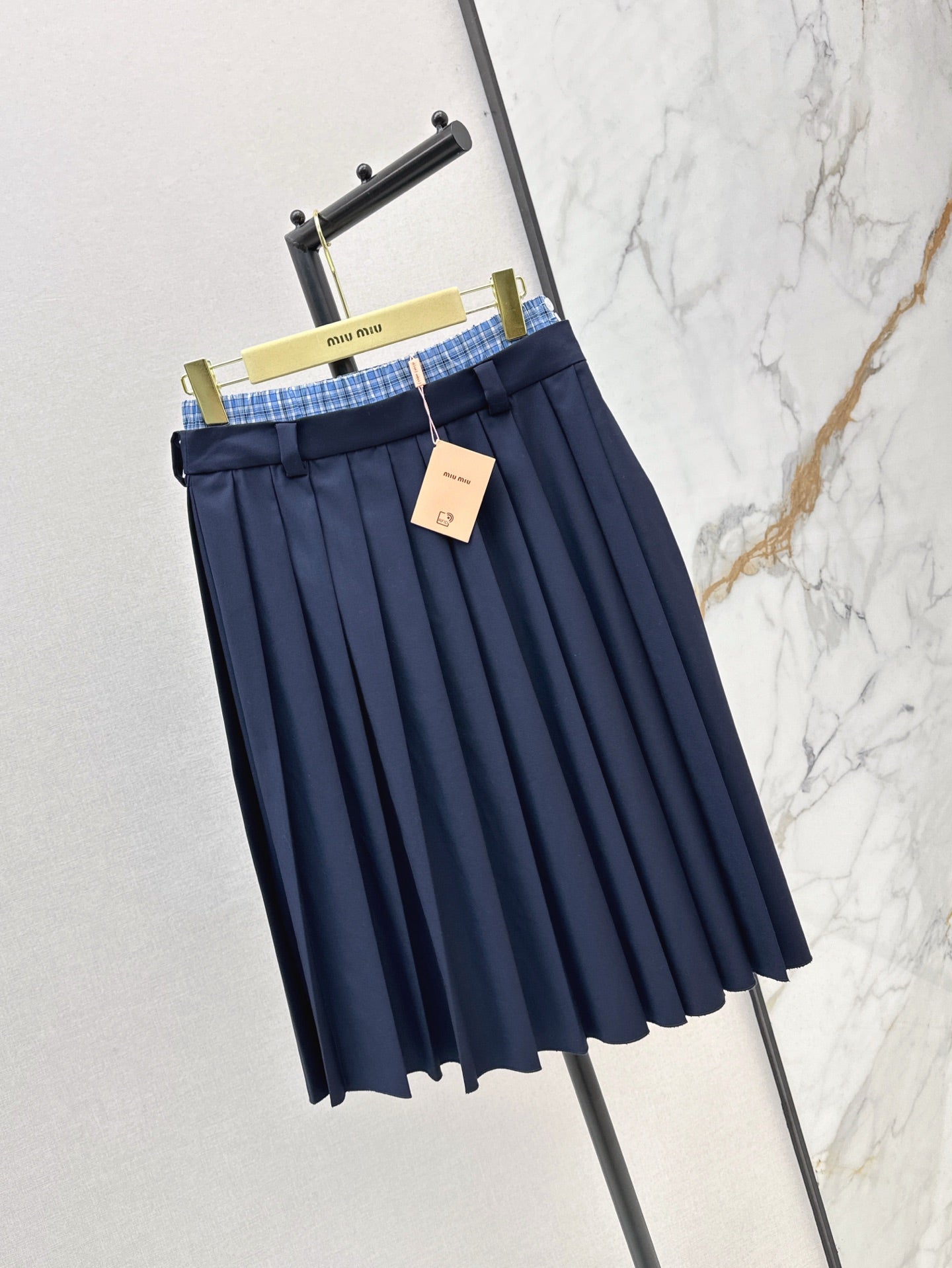M 25ss pleated skirt