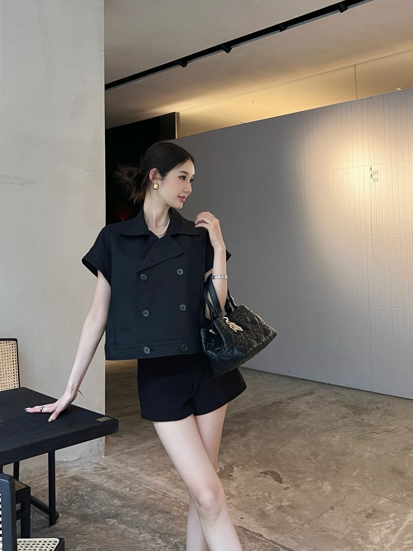 Dio 25ss sleeveless jacket