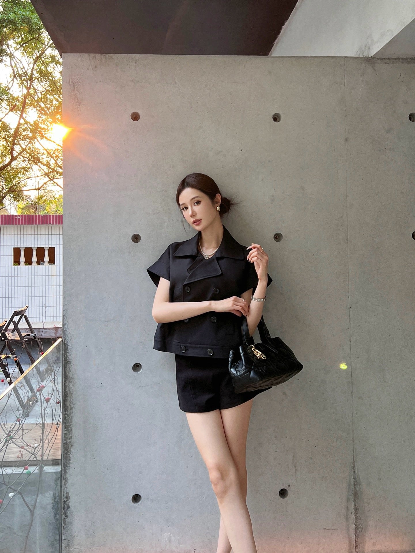 Dio 25ss sleeveless jacket