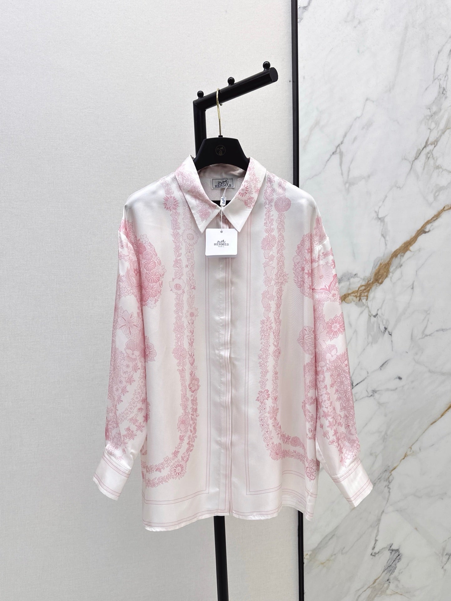 Herm 25ss Silk shirt