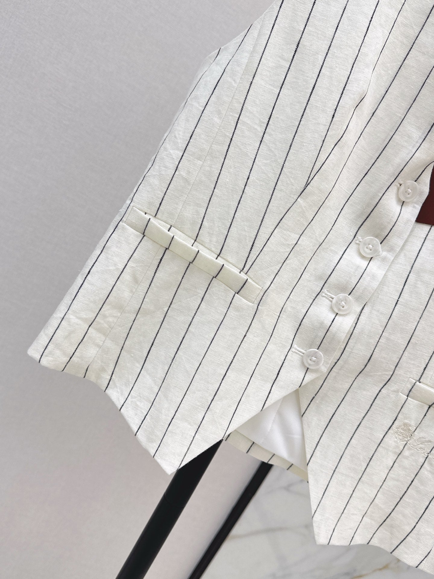 Loro pi 25ss linen vest