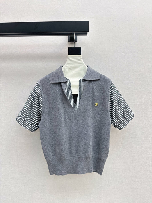 Ce 25ss knitted shirt