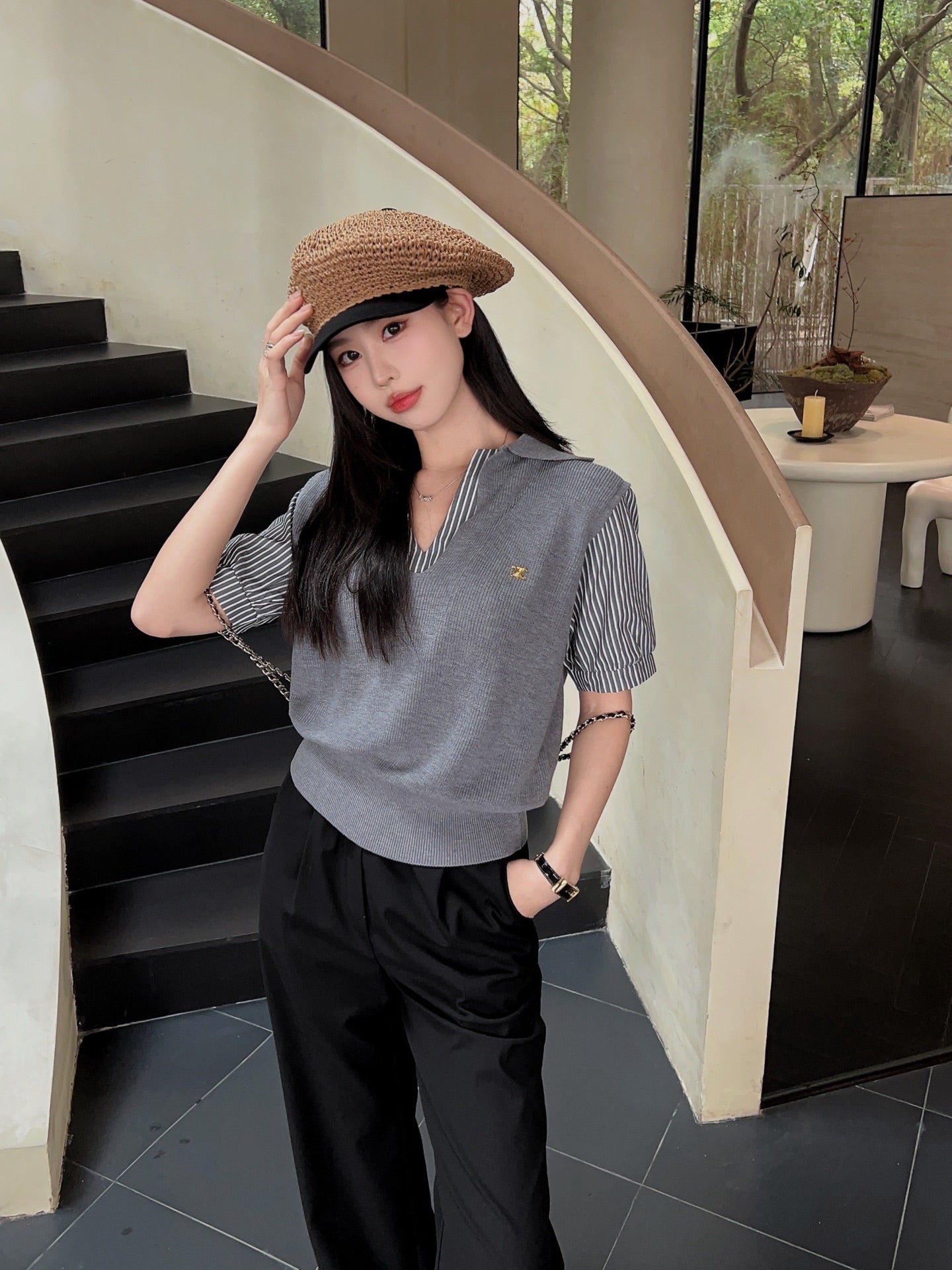 Celin 25ss knitted shirt