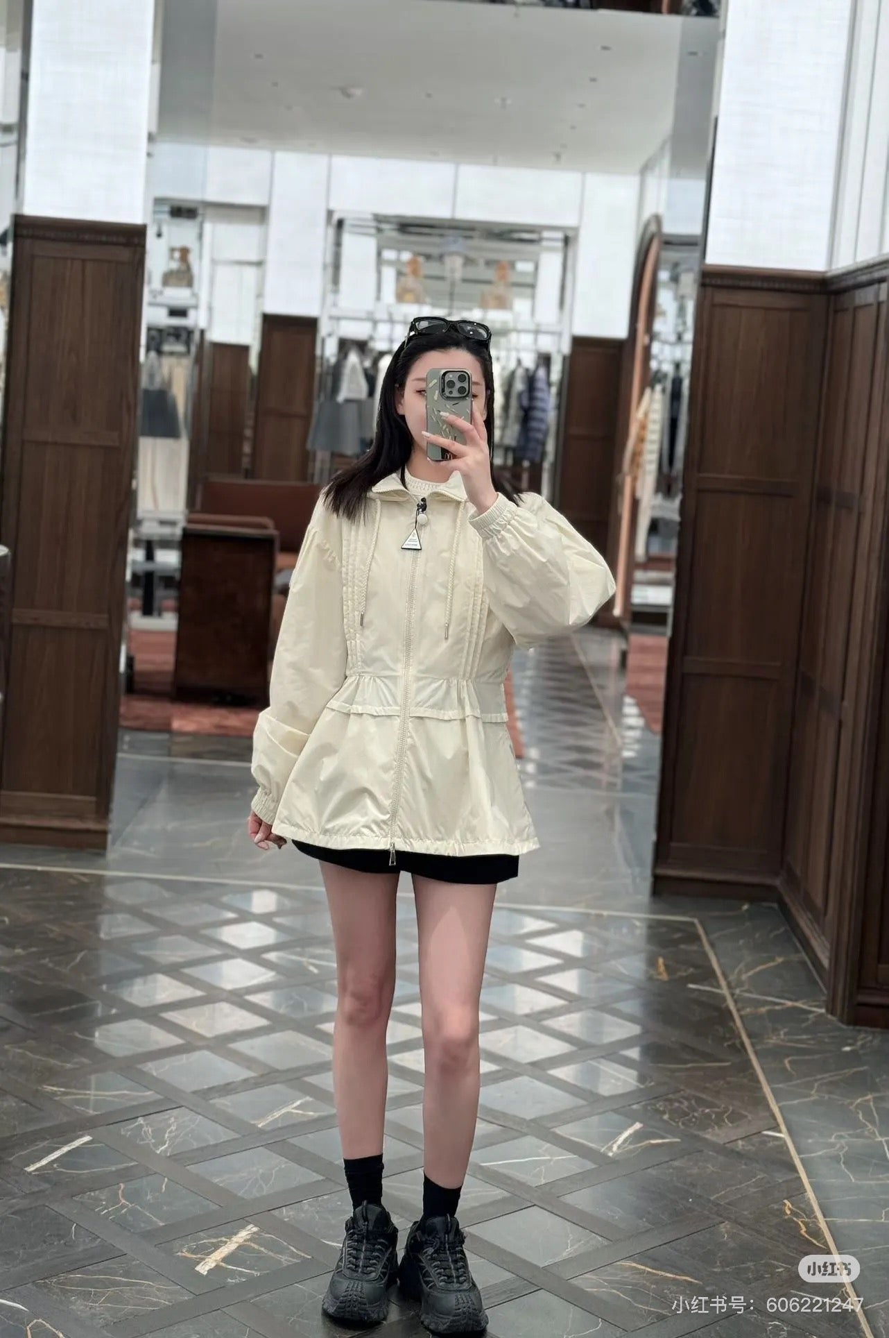 Moncl 25ss drawstring jacket