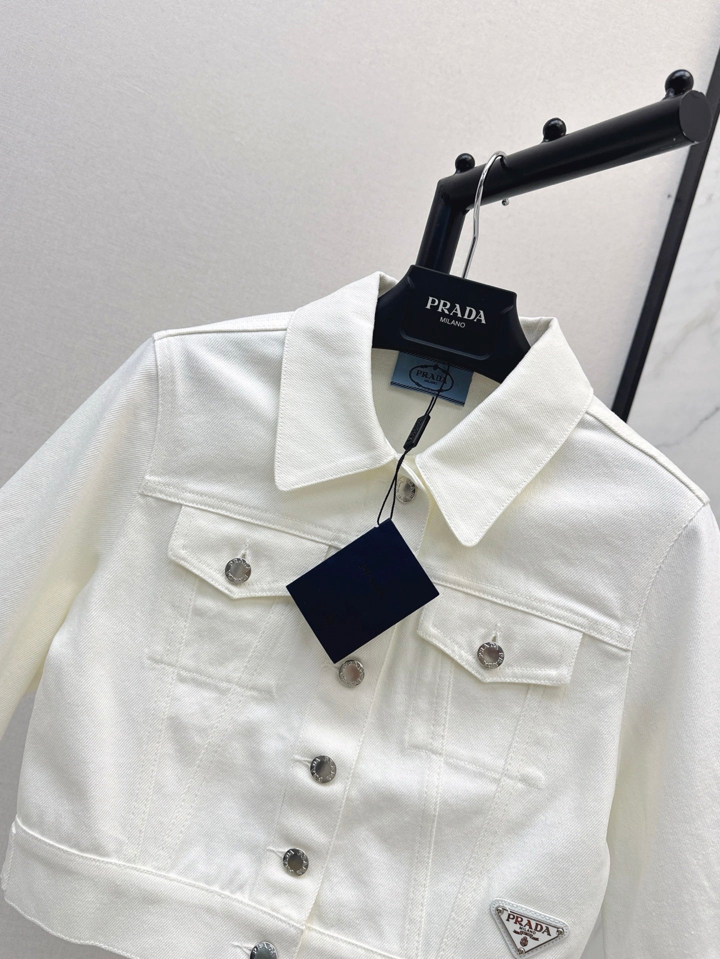 PRA 25SS DENIM CROP JACKET