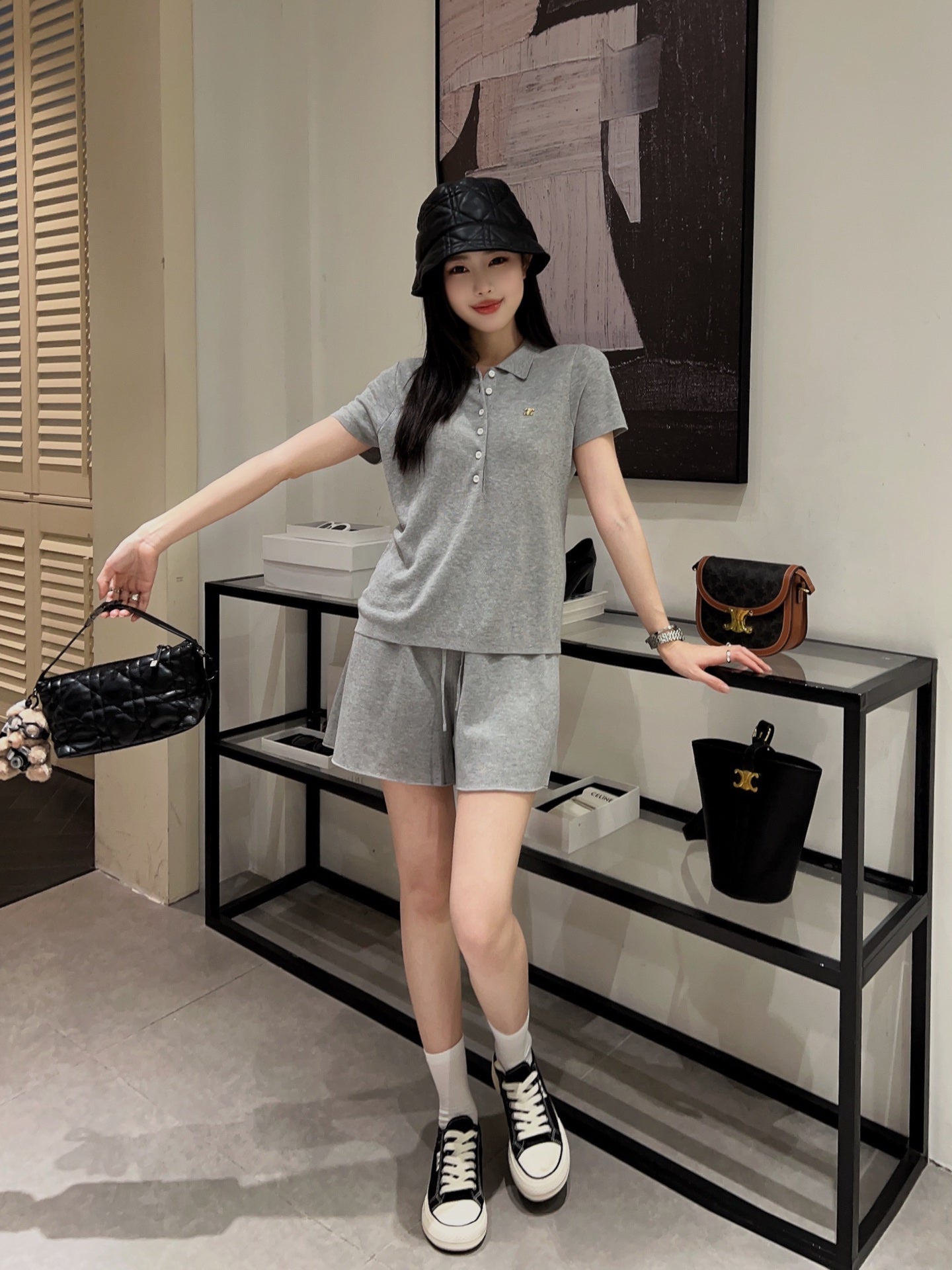 Celin 25ss knitted set