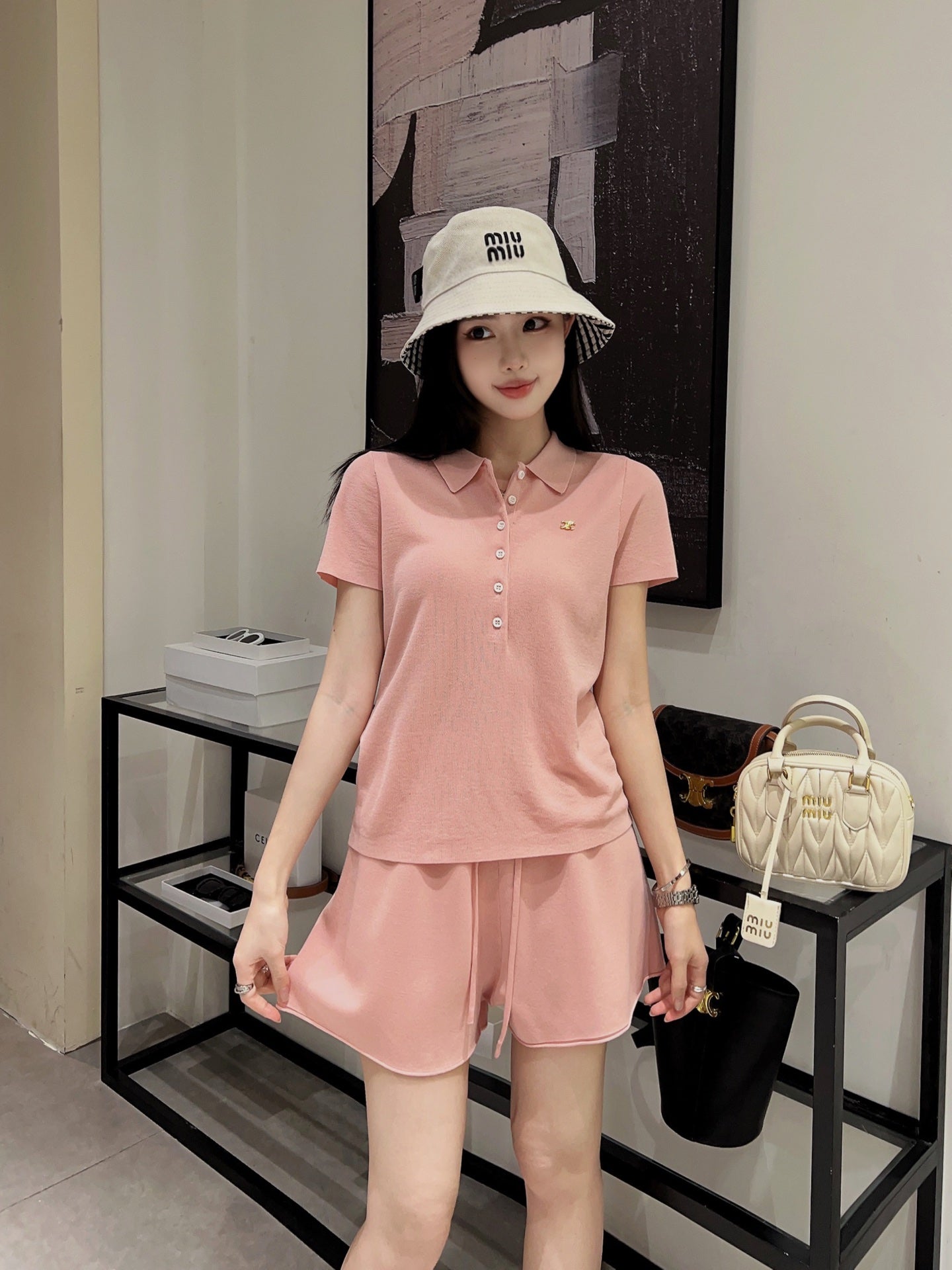 Celin 25ss knitted set