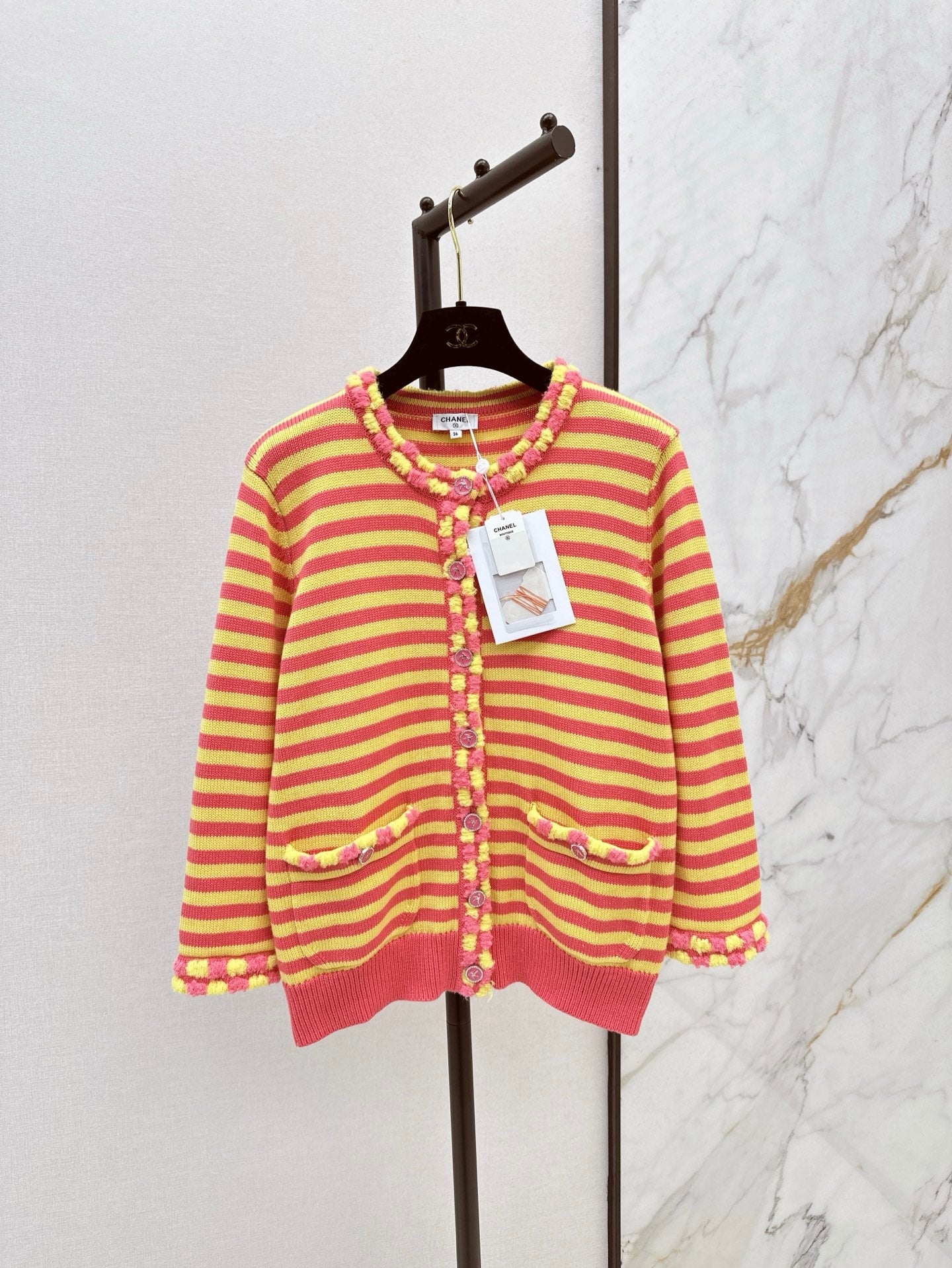 ch 25ss knitted cardigan