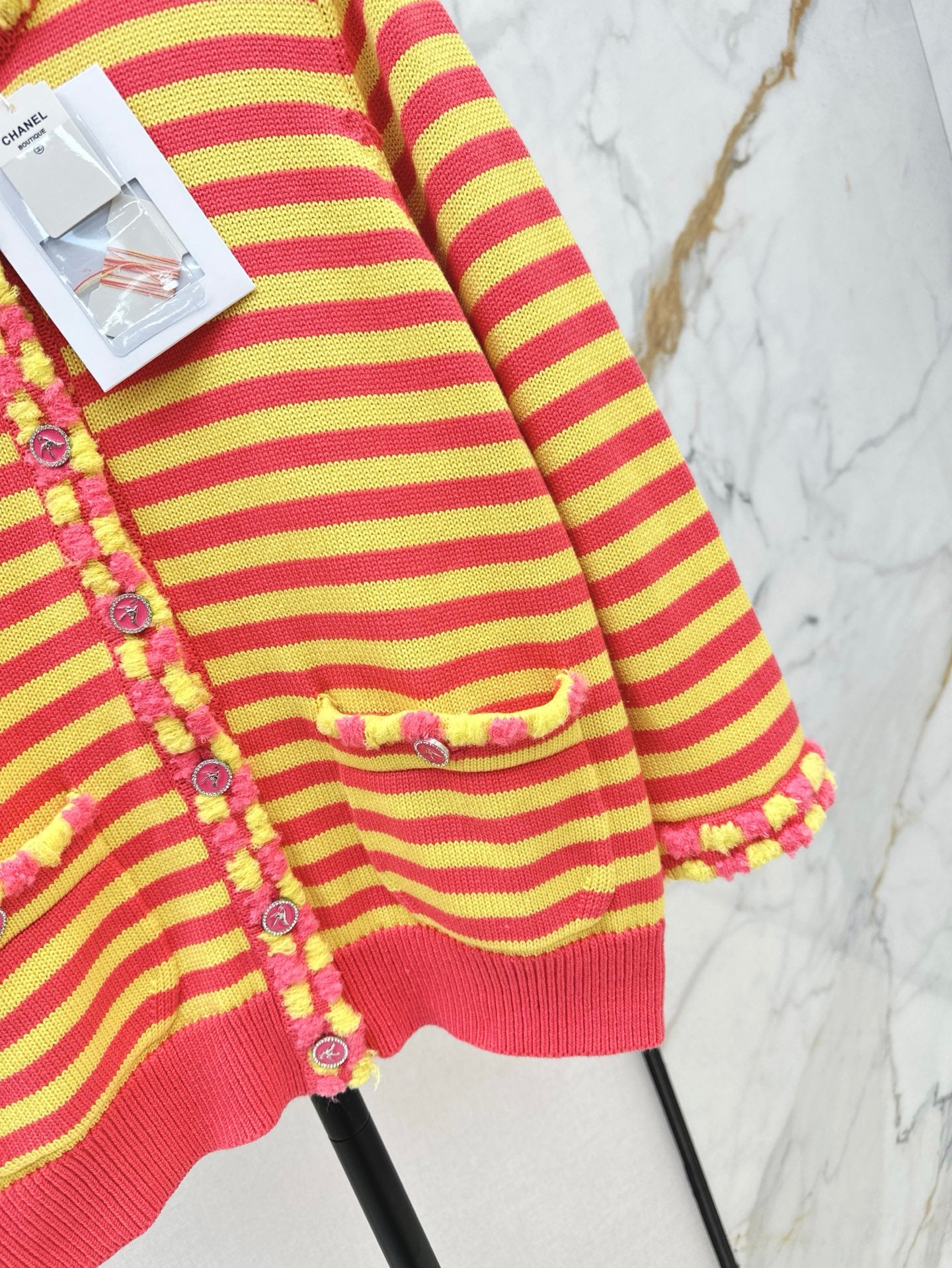 ch 25ss knitted cardigan