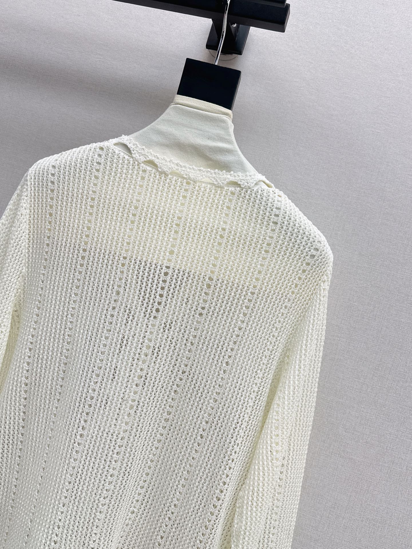 Celin 25ss hollow knitted shirt