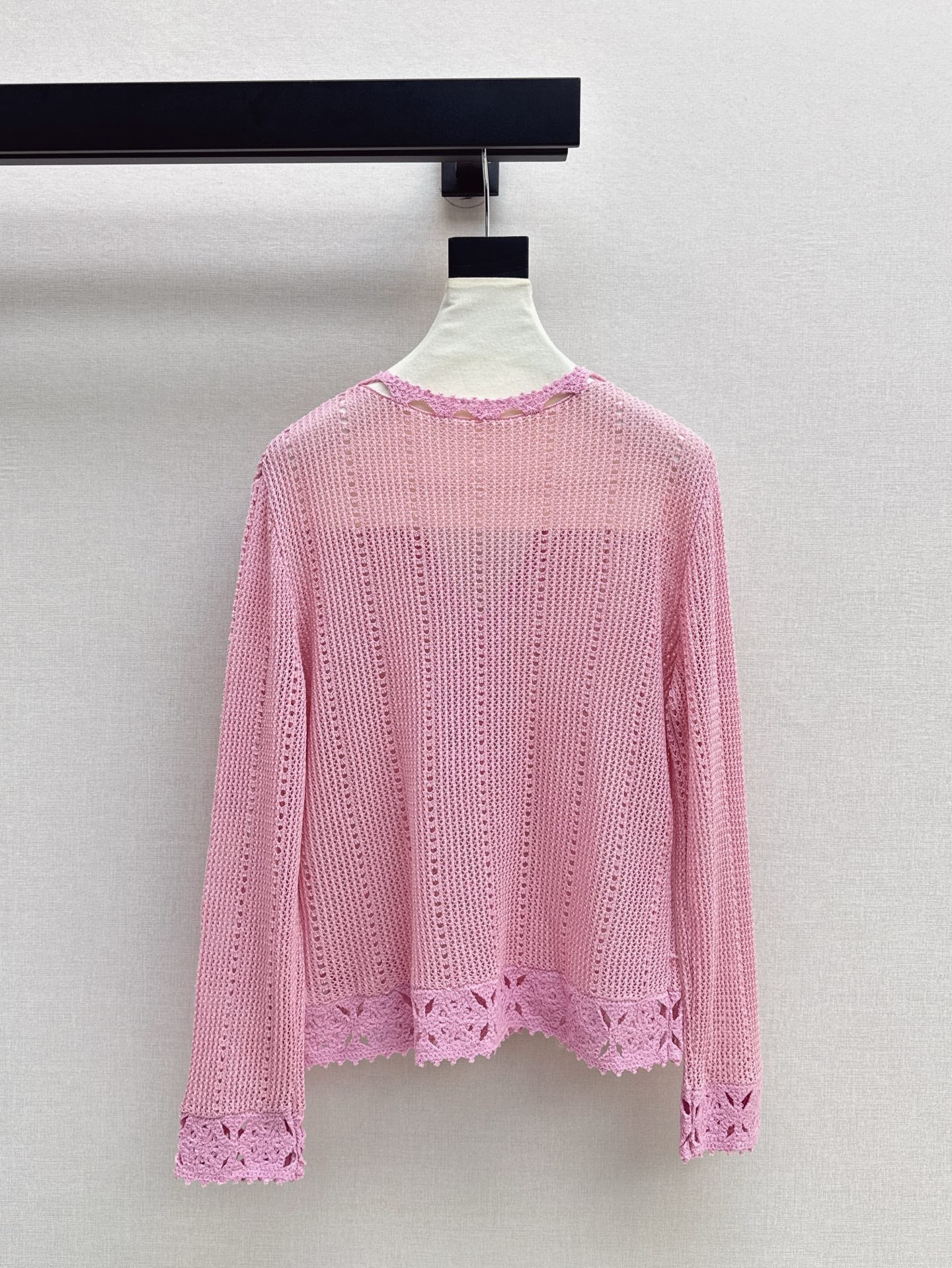 Celin 25ss hollow knitted shirt
