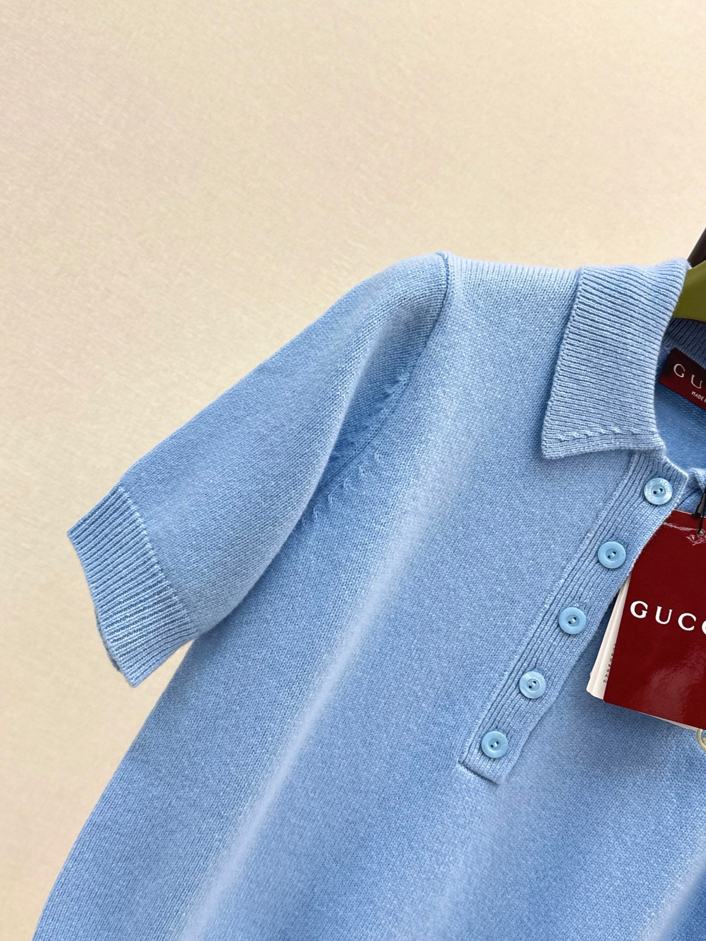 Guc 25ss knit polo shirt