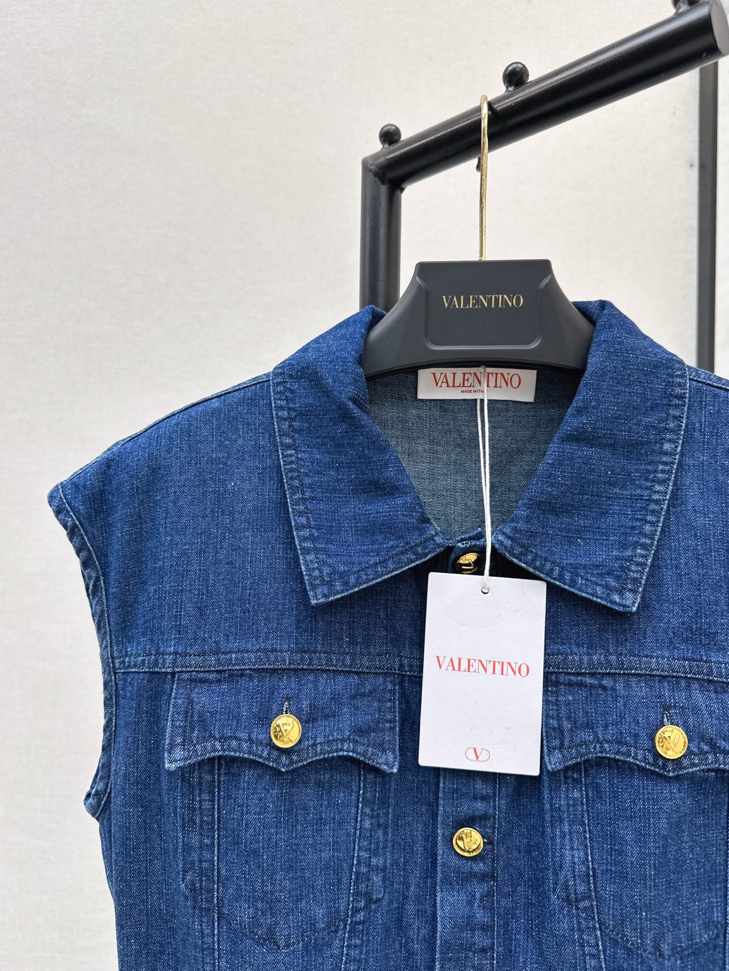 Valenti 25ss denim shirt dress