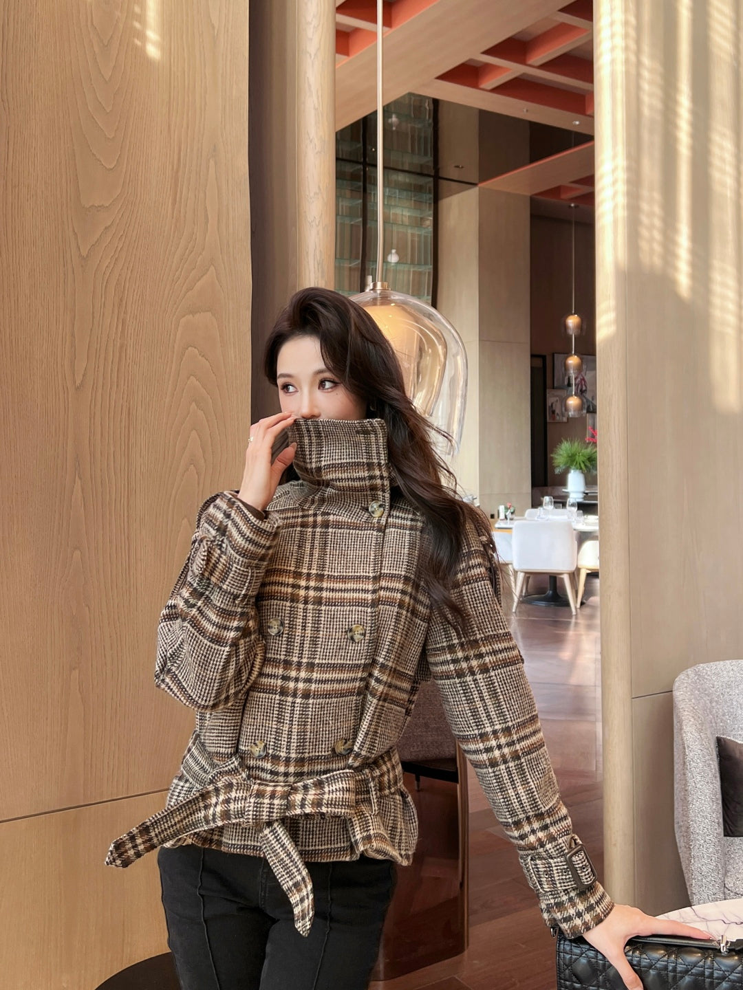 BU 24fw wool trench coat