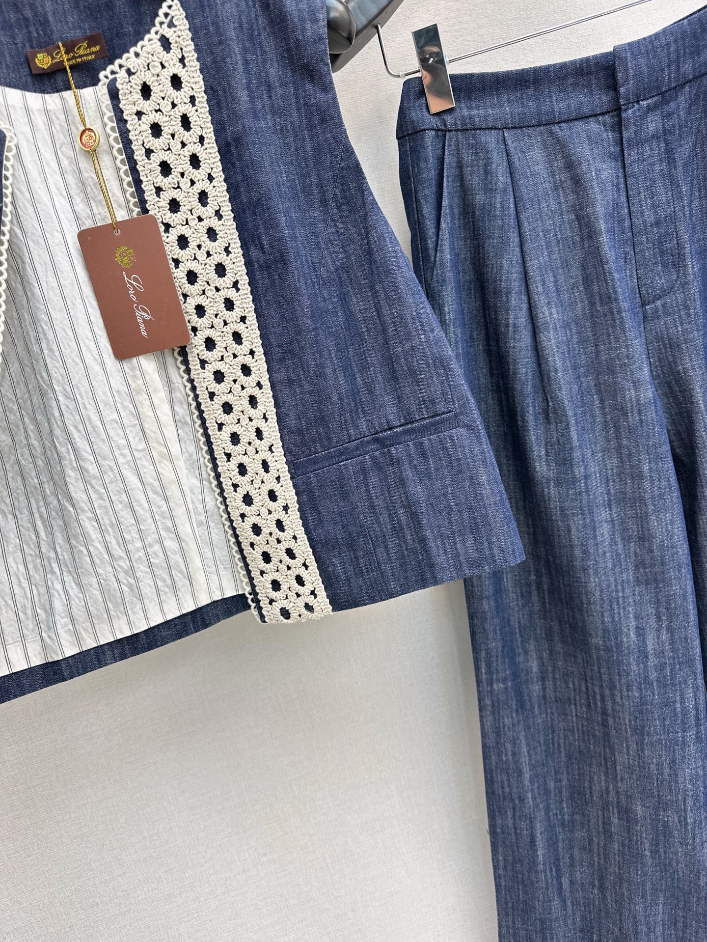 Loro pi 25ss linen woven set